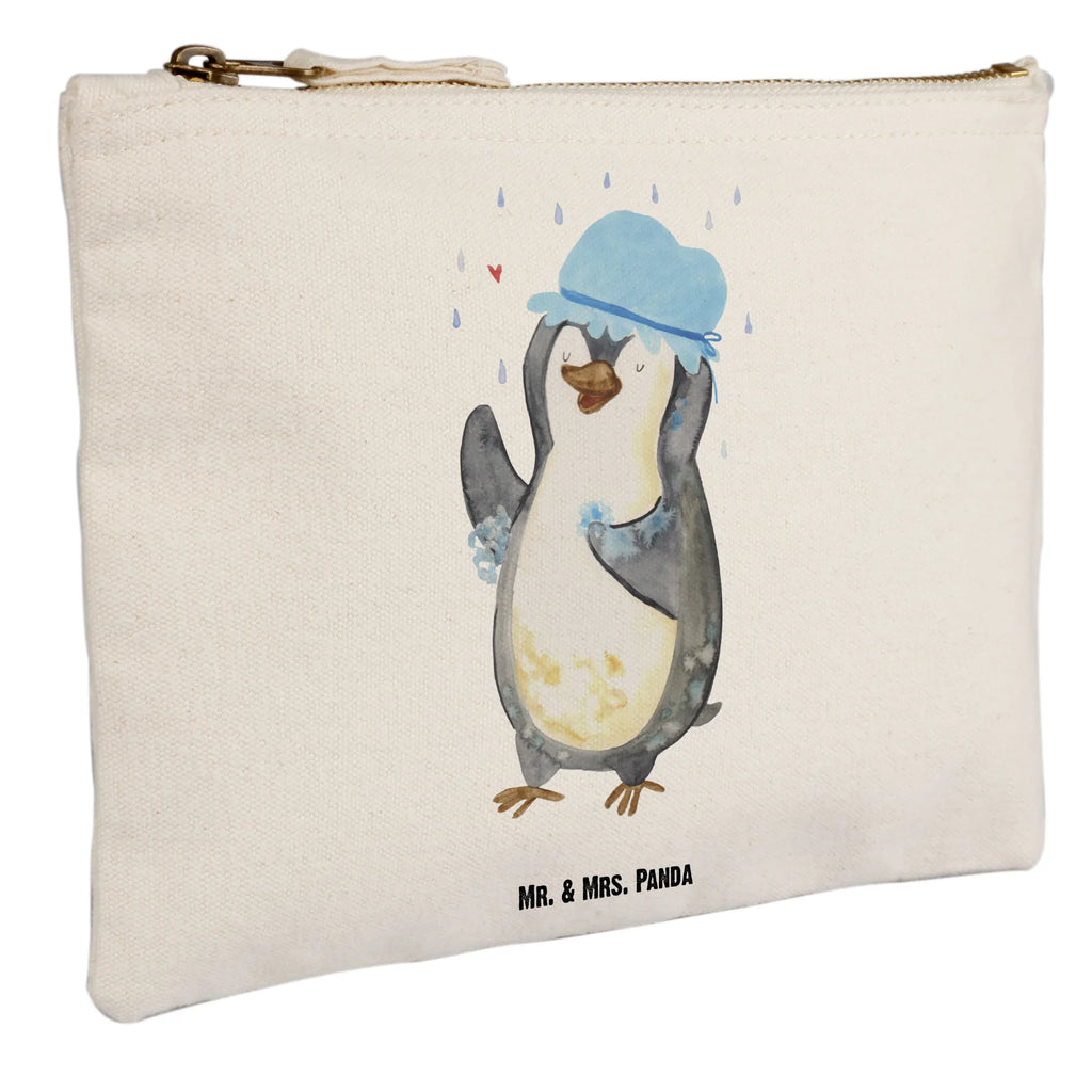 Make-up bag Penguin have a shower Schminkbeutel, beauty tasche, Stiftemäppchen, Etui, Kosmetiktasche, Schminktasche, Federmappe, pencil case, aufbewahrungstasche, toiletry bag, pinsel tasche, utensilientasche, Mäppchen, aufbewahrungsbeutel, kosmetiktäschchen, Kosmetikbeutel, beauty case, Kulturtasche, Kulturbeutel, Waschbeutel, Schlampermäppchen, Schminktäschchen, Waschtasche, Pinguin, Neustart, Neuanfang, glücklich sein, Dusche, Lebensmotto, Duschen, Pinguine, Motivation