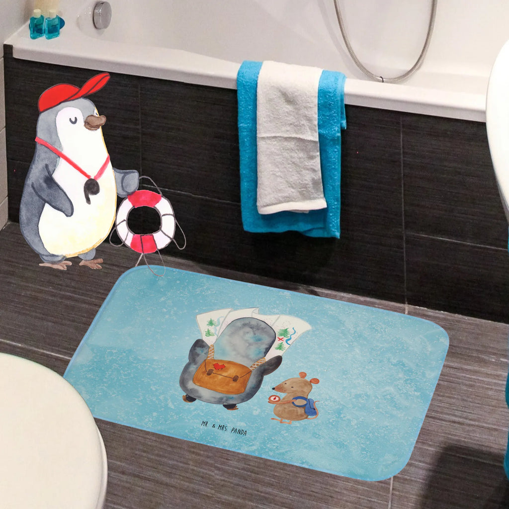 Bath mat Penguin & Mouse Hiker Duschvorleger, duschmatte, badezimmerteppiche, Badläufer, Badematte, duschmatten, rutschfeste matte, Teppich Fürs Bad, Badezimmer Matte, fußmatte bad, badezimmervorleger, badmatten, Badteppich, Badvorleger, wannenvorleger, bad läufer, Bad Fußmatte, badezimmermatte, Badezimmerteppich, badezimmer läufer, teppich für bad, badezimmermatten, Pinguin, Pinguine, Abenteurer, Roadtrip, Wanderlust, Abenteuer, Ausflug, Wandern