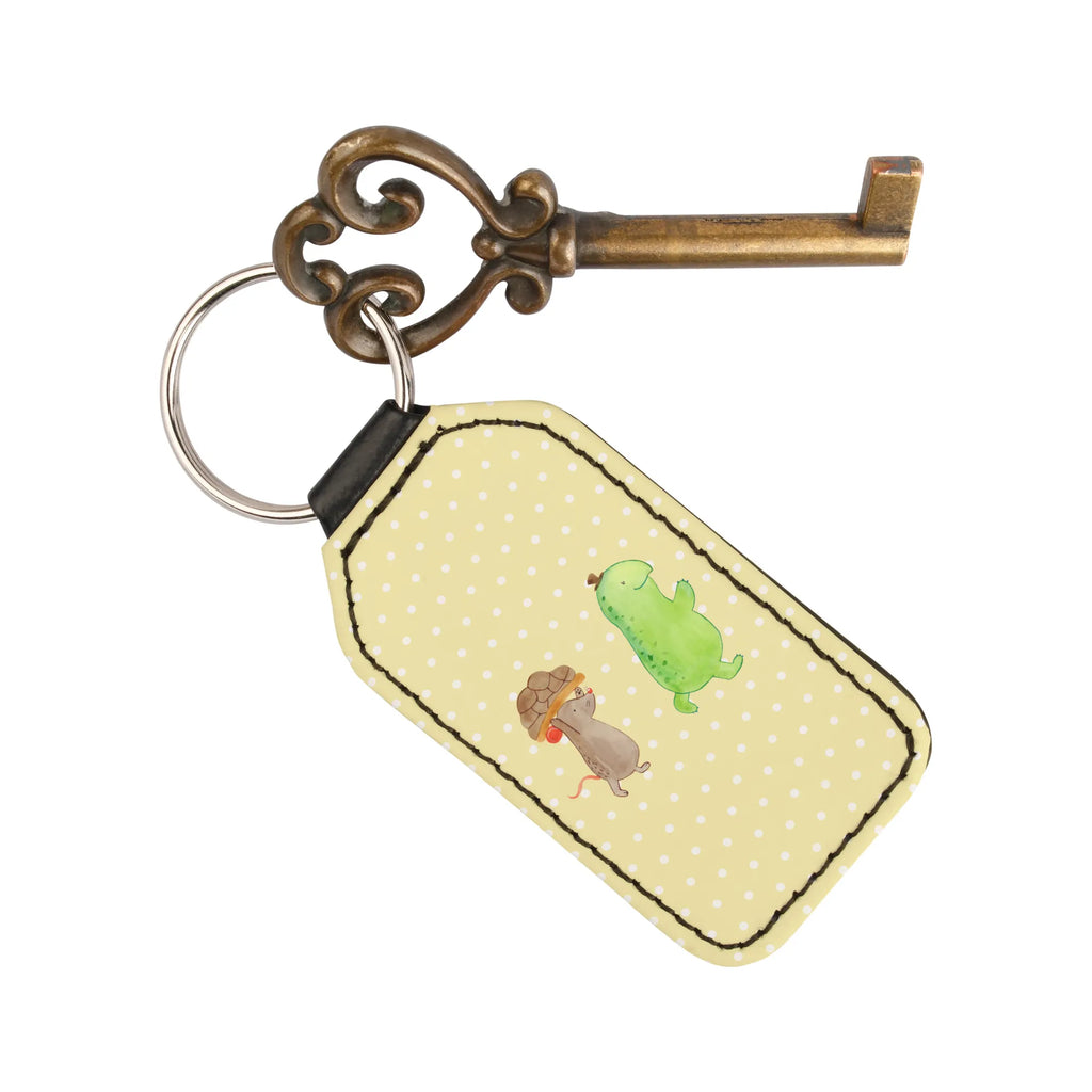 Rectangular key ring tortoise Mouse pendant, keychain, lucky charm, key ring, bag pendant, turtle, tortoise, reptile, ancient creature, cute, sweet, gift, gift ideas, birthday gift, illustrated, funny, turtle gift items, funny turtle gifts, pet turtles, mom, best friend, sister or daughter, turtle lover, mouse, best friends, girlfriends, friends