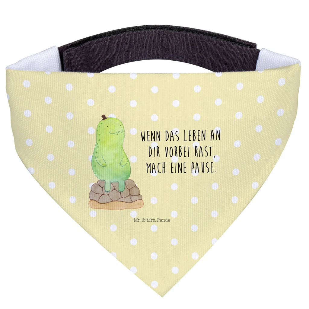 Hundehalstuch Schildkröte Pause Mittel, Hundehalstuch, Halstuch, Mittelgroße Hunde, Tuch, Hunde, Schildkröte, Achtsamkeit, Entschleunigen, Achtsam