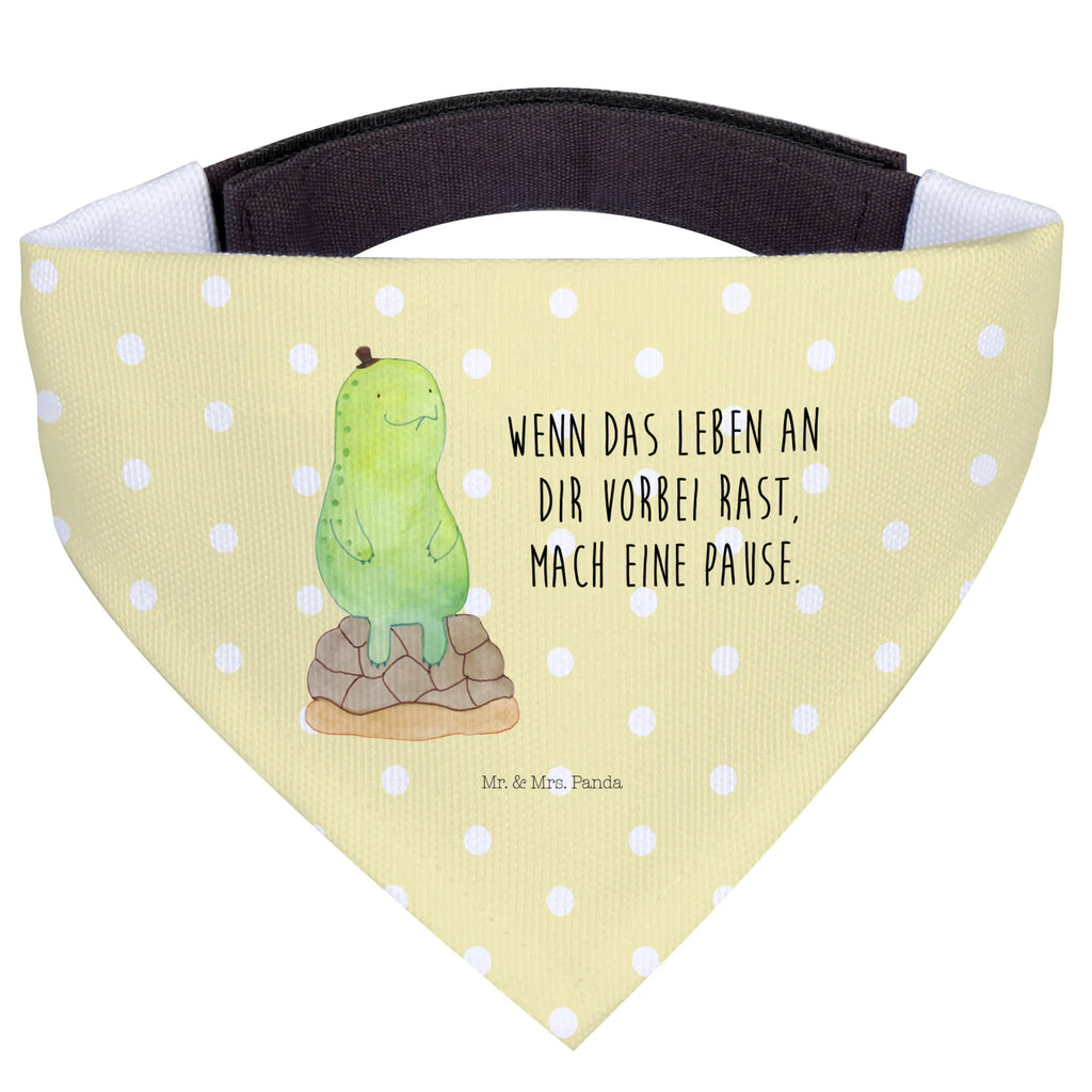 Hundehalstuch Schildkröte Pause Mittel, Hundehalstuch, Halstuch, Mittelgroße Hunde, Tuch, Hunde, Schildkröte, Achtsamkeit, Entschleunigen, Achtsam