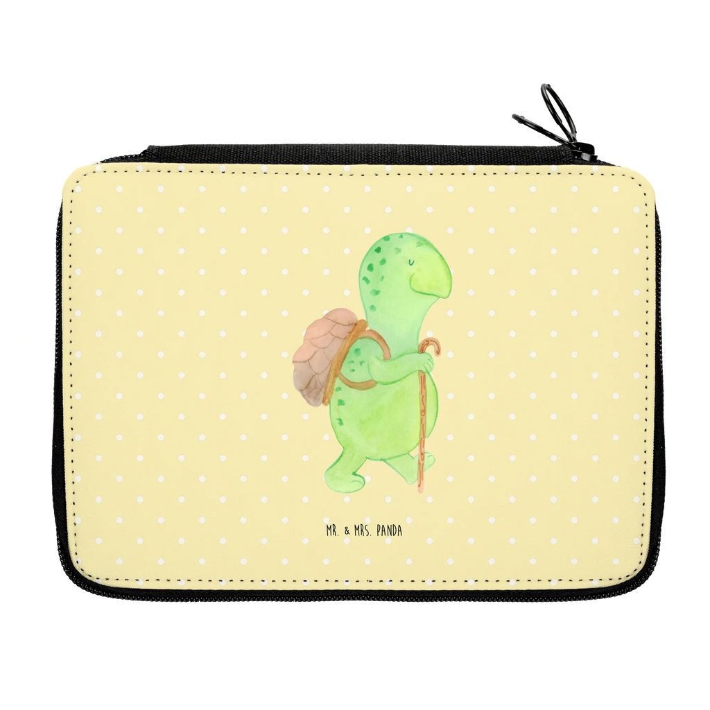 Leather folder tortoise walker primary school, child, pencil case, pupil, enrolment, pen roll, motif, pencil bag, gift, school, turtle, tortoise, reptile, ancient creature, cute, sweet, gift ideas, birthday gift, illustrated, funny, turtle gift items, funny turtle gifts, pet turtles, mom, best friend, sister or daughter, turtle lover, motivational slogan, new beginning, motivation, turtles