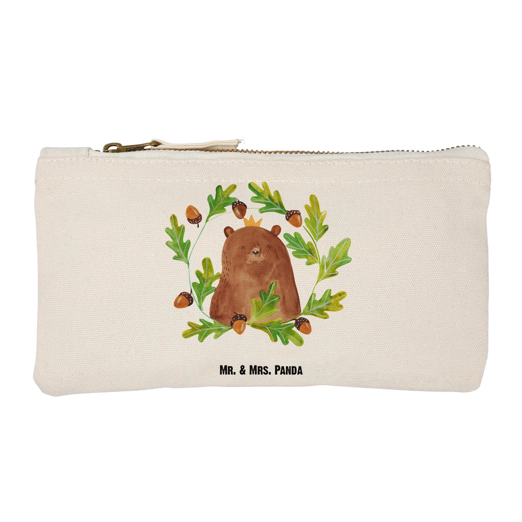 Schminktasche Bär König Schlampermäppchen, pencil case, utensilientasche, Waschbeutel, Etui, Mäppchen, Kulturbeutel, Stiftemäppchen, kosmetiktäschchen, Kulturtasche, toiletry bag, Schminktäschchen, beauty case, Schminkbeutel, beauty tasche, Federmappe, Kosmetiktasche, Kosmetikbeutel, aufbewahrungstasche, aufbewahrungsbeutel, pinsel tasche, Waschtasche, Schminktasche, Bär, Teddybär, Teddy, Dad, Daddy, Vater, Weltbester Papa, Papa, Papi, Papa Bär, Bester Vater, Vatertag, Bester Papa