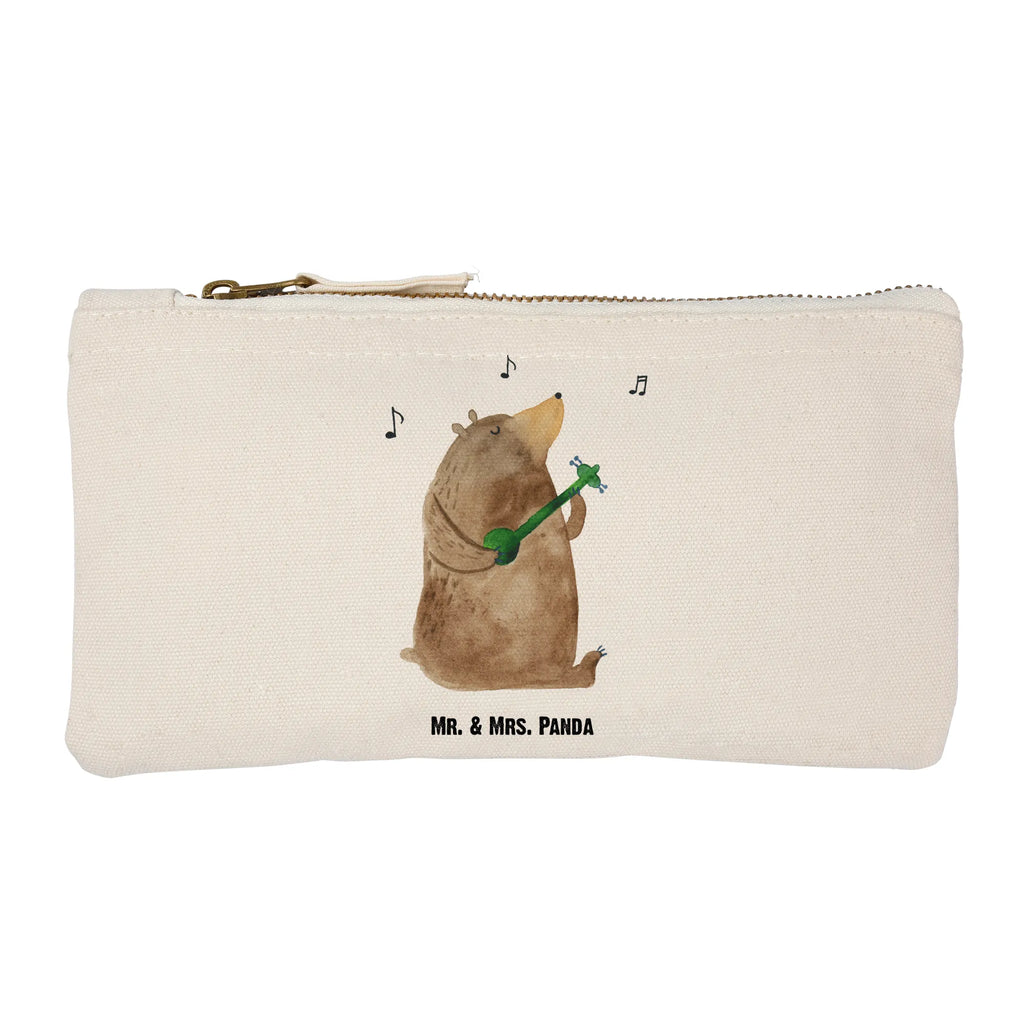 torebka na makijaż niedźwiedź Gitara Niedźwiedź, Miś, Pluszowy miś