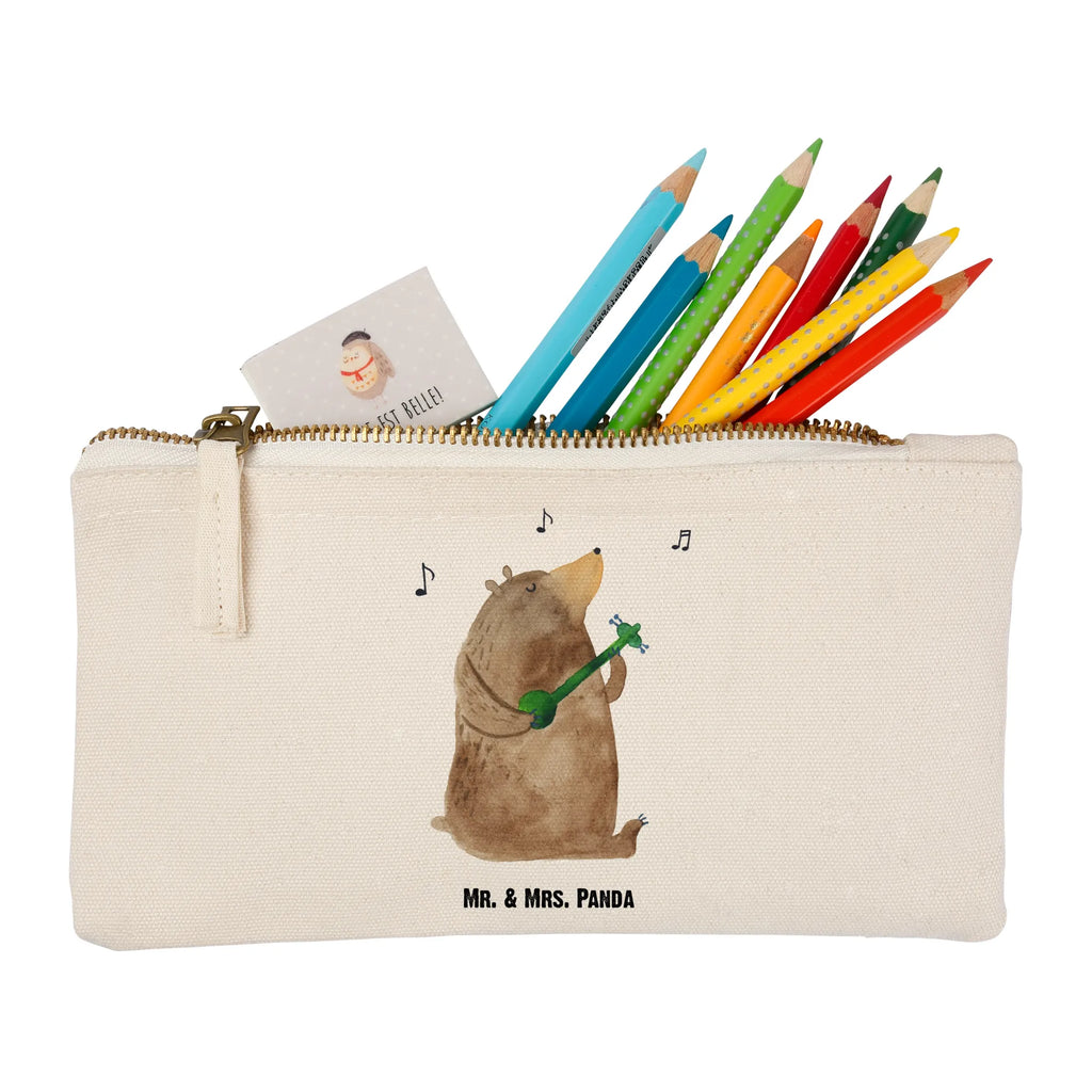 torebka na makijaż niedźwiedź Gitara Niedźwiedź, Miś, Pluszowy miś