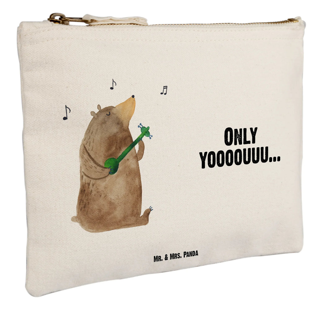 torebka na makijaż niedźwiedź Gitara Niedźwiedź, Miś, Pluszowy miś