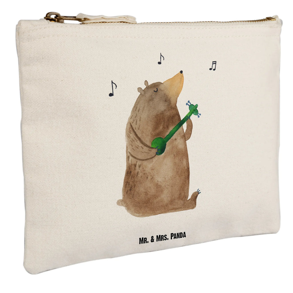 torebka na makijaż niedźwiedź Gitara Niedźwiedź, Miś, Pluszowy miś