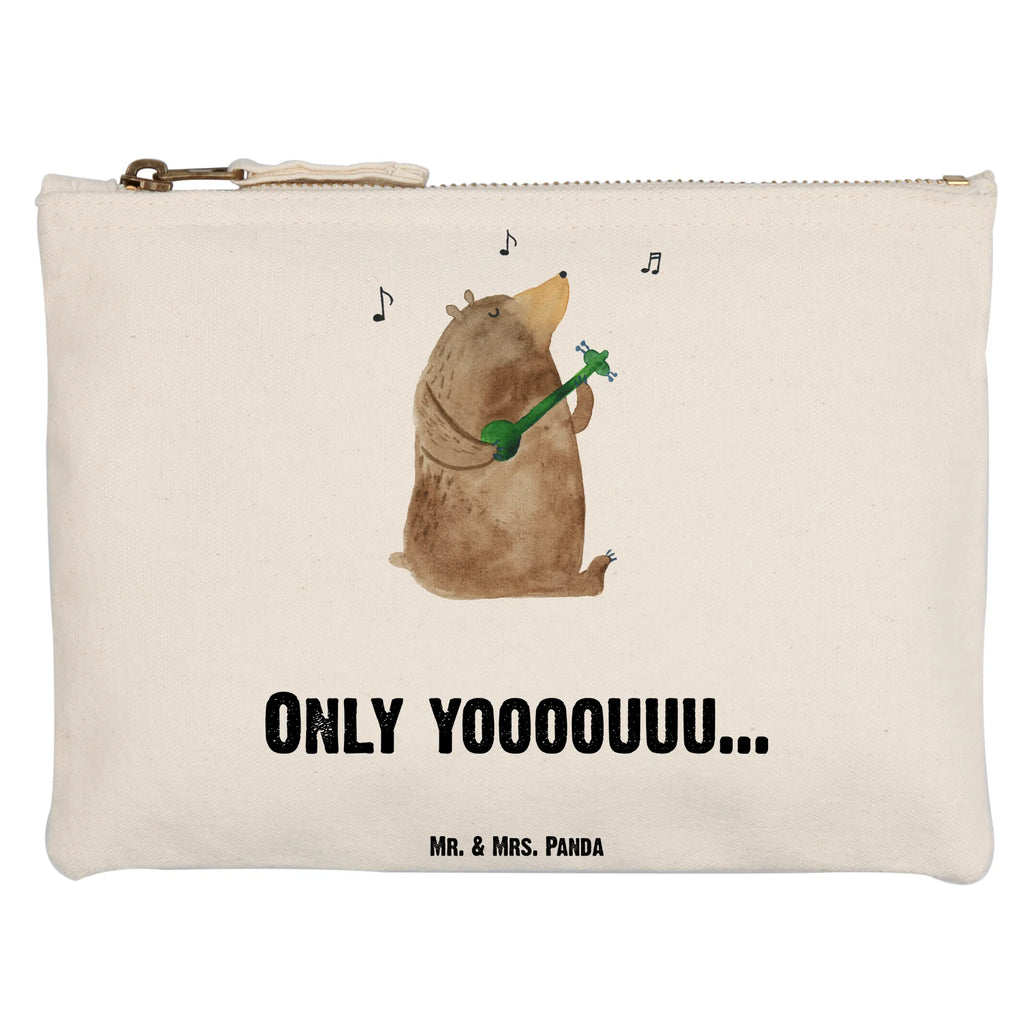 torebka na makijaż niedźwiedź Gitara Niedźwiedź, Miś, Pluszowy miś