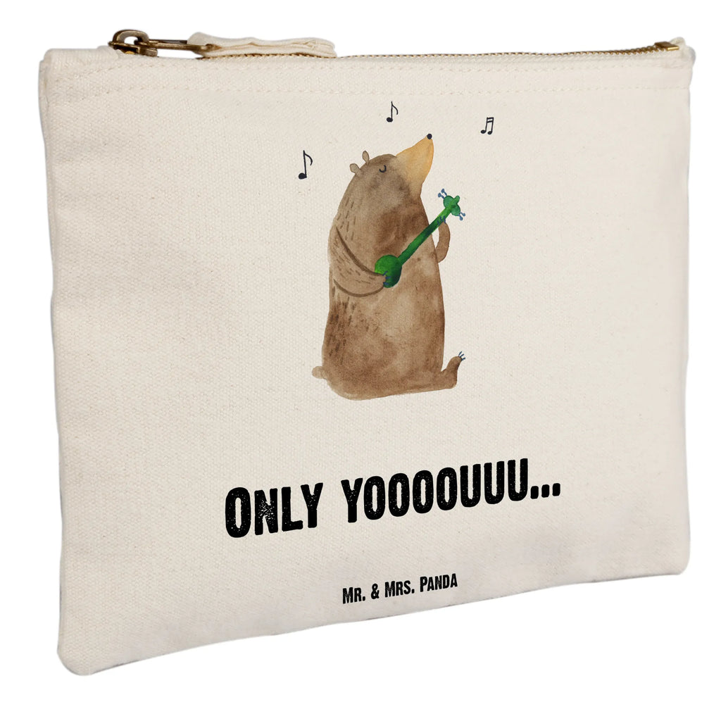 torebka na makijaż niedźwiedź Gitara Niedźwiedź, Miś, Pluszowy miś