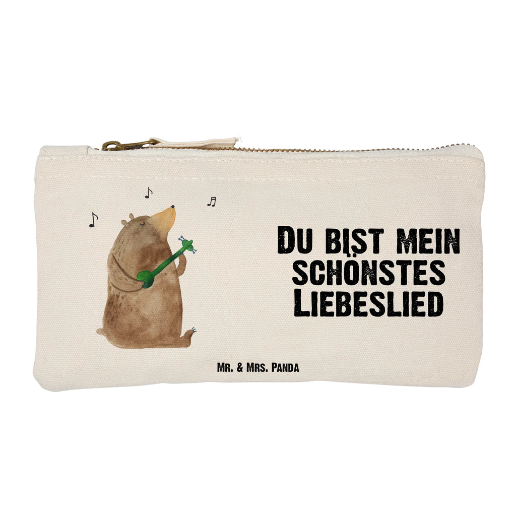 Schminktasche Bär Lied Waschbeutel, Etui, Kulturtasche, aufbewahrungsbeutel, beauty case, Schminktäschchen, beauty tasche, Schminktasche, Schlampermäppchen, Stiftemäppchen, Kulturbeutel, pinsel tasche, Kosmetiktasche, toiletry bag, pencil case, Kosmetikbeutel, Waschtasche, Federmappe, aufbewahrungstasche, Schminkbeutel, Mäppchen, utensilientasche, kosmetiktäschchen, Bär, Teddybär, Teddy, Freundin, Spruch, Herz, Geschenk, Partner, Bärchen, Valentinstag, Liebe, Lied, Bear, Song, Valentine, Liebeslied, Frau
