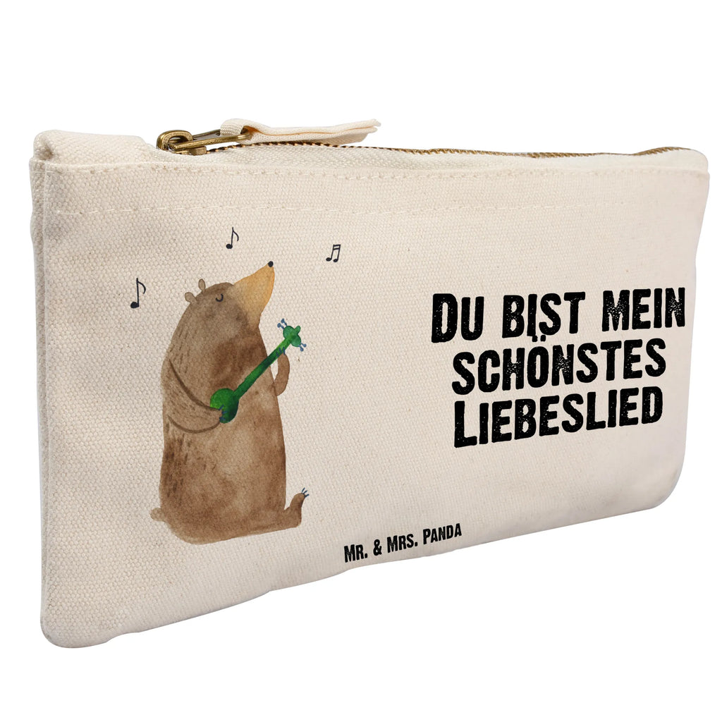 Schminktasche Bär Lied Waschbeutel, Etui, Kulturtasche, aufbewahrungsbeutel, beauty case, Schminktäschchen, beauty tasche, Schminktasche, Schlampermäppchen, Stiftemäppchen, Kulturbeutel, pinsel tasche, Kosmetiktasche, toiletry bag, pencil case, Kosmetikbeutel, Waschtasche, Federmappe, aufbewahrungstasche, Schminkbeutel, Mäppchen, utensilientasche, kosmetiktäschchen, Bär, Teddybär, Teddy, Freundin, Spruch, Herz, Geschenk, Partner, Bärchen, Valentinstag, Liebe, Lied, Bear, Song, Valentine, Liebeslied, Frau