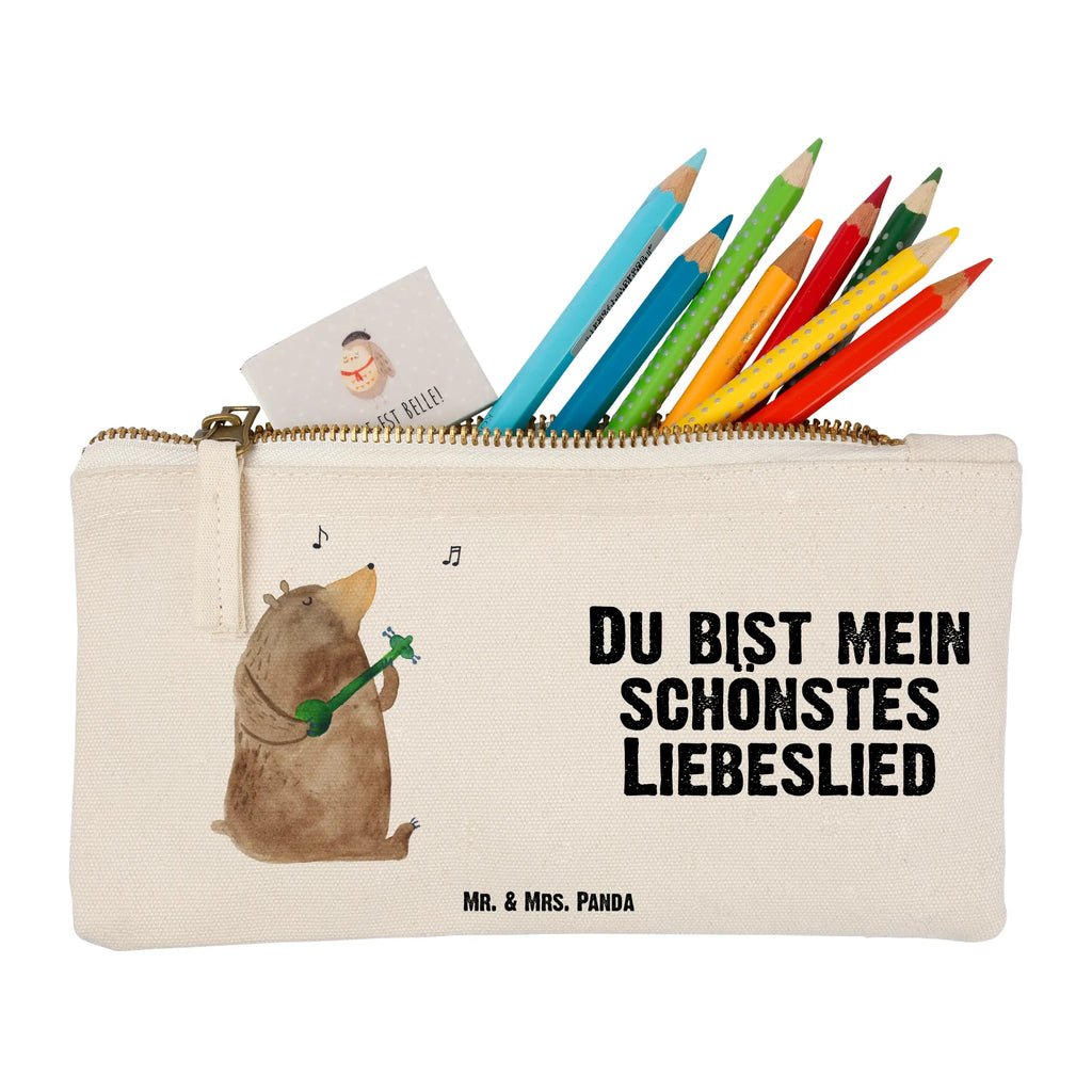 Schminktasche Bär Lied Waschbeutel, Etui, Kulturtasche, aufbewahrungsbeutel, beauty case, Schminktäschchen, beauty tasche, Schminktasche, Schlampermäppchen, Stiftemäppchen, Kulturbeutel, pinsel tasche, Kosmetiktasche, toiletry bag, pencil case, Kosmetikbeutel, Waschtasche, Federmappe, aufbewahrungstasche, Schminkbeutel, Mäppchen, utensilientasche, kosmetiktäschchen, Bär, Teddybär, Teddy, Freundin, Spruch, Herz, Geschenk, Partner, Bärchen, Valentinstag, Liebe, Lied, Bear, Song, Valentine, Liebeslied, Frau