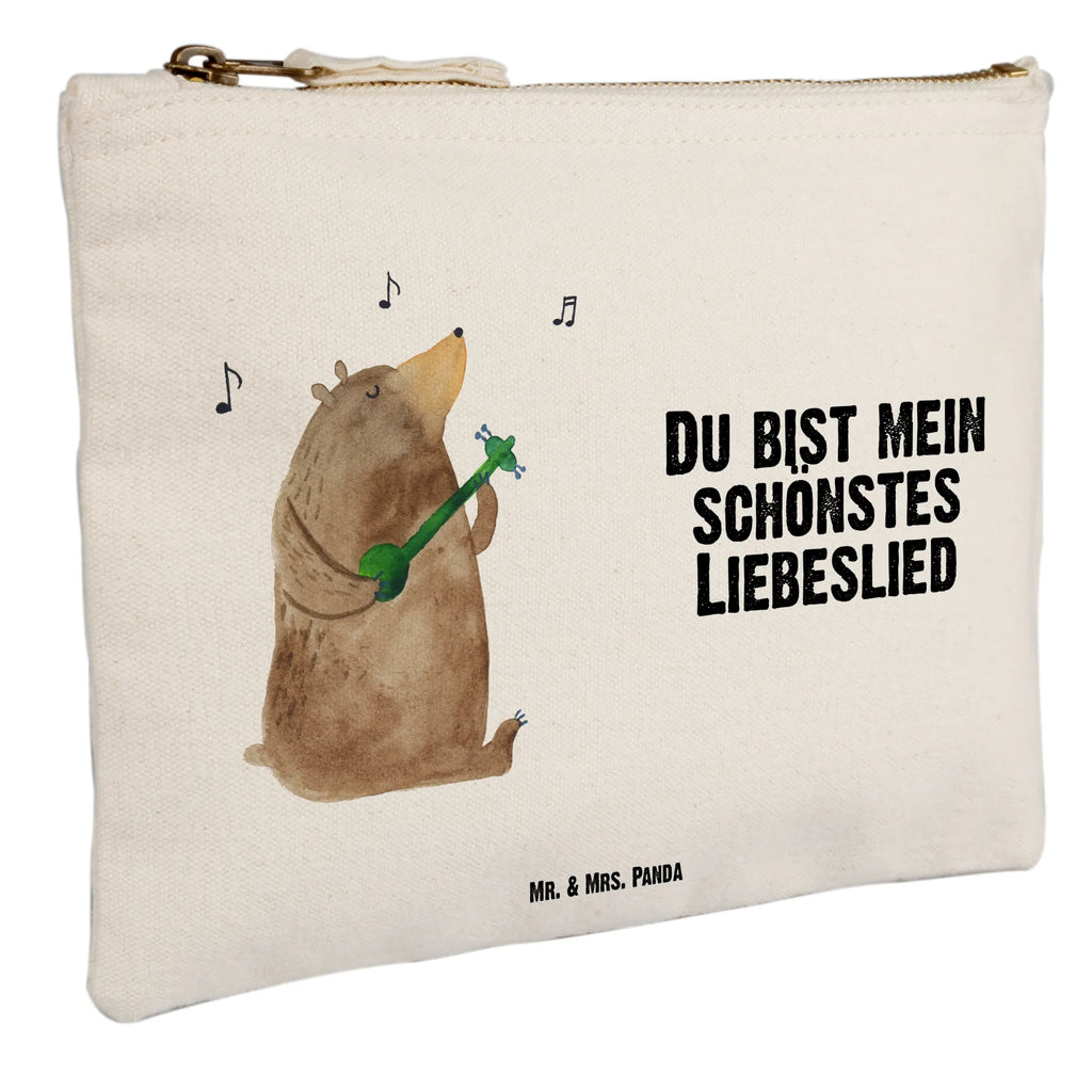 Schminktasche Bär Lied Waschbeutel, Etui, Kulturtasche, aufbewahrungsbeutel, beauty case, Schminktäschchen, beauty tasche, Schminktasche, Schlampermäppchen, Stiftemäppchen, Kulturbeutel, pinsel tasche, Kosmetiktasche, toiletry bag, pencil case, Kosmetikbeutel, Waschtasche, Federmappe, aufbewahrungstasche, Schminkbeutel, Mäppchen, utensilientasche, kosmetiktäschchen, Bär, Teddybär, Teddy, Freundin, Spruch, Herz, Geschenk, Partner, Bärchen, Valentinstag, Liebe, Lied, Bear, Song, Valentine, Liebeslied, Frau