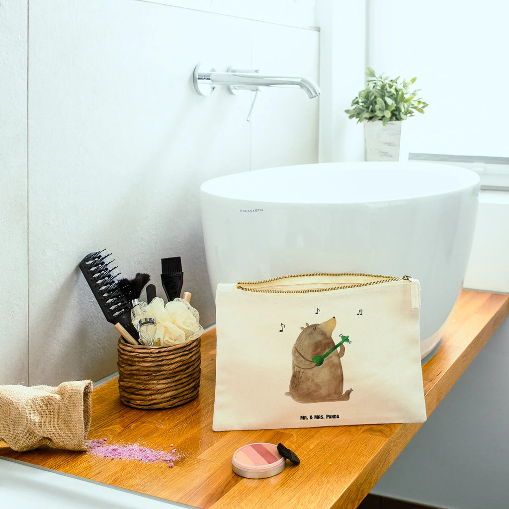 Schminktasche Bär Lied Waschbeutel, Etui, Kulturtasche, aufbewahrungsbeutel, beauty case, Schminktäschchen, beauty tasche, Schminktasche, Schlampermäppchen, Stiftemäppchen, Kulturbeutel, pinsel tasche, Kosmetiktasche, toiletry bag, pencil case, Kosmetikbeutel, Waschtasche, Federmappe, aufbewahrungstasche, Schminkbeutel, Mäppchen, utensilientasche, kosmetiktäschchen, Bär, Teddybär, Teddy, Freundin, Spruch, Herz, Geschenk, Partner, Bärchen, Valentinstag, Liebe, Lied, Bear, Song, Valentine, Liebeslied, Frau