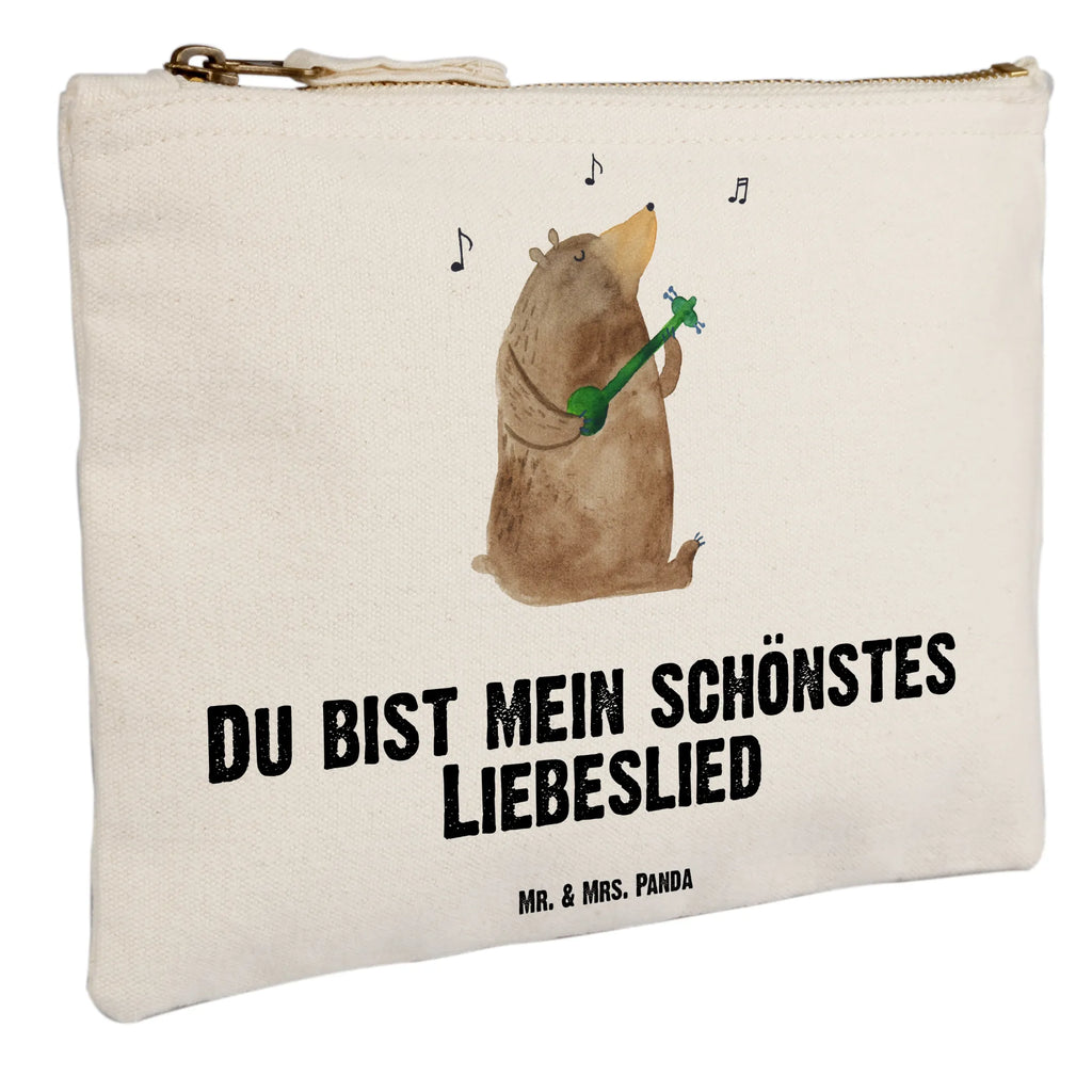 Schminktasche Bär Lied Waschbeutel, Etui, Kulturtasche, aufbewahrungsbeutel, beauty case, Schminktäschchen, beauty tasche, Schminktasche, Schlampermäppchen, Stiftemäppchen, Kulturbeutel, pinsel tasche, Kosmetiktasche, toiletry bag, pencil case, Kosmetikbeutel, Waschtasche, Federmappe, aufbewahrungstasche, Schminkbeutel, Mäppchen, utensilientasche, kosmetiktäschchen, Bär, Teddybär, Teddy, Freundin, Spruch, Herz, Geschenk, Partner, Bärchen, Valentinstag, Liebe, Lied, Bear, Song, Valentine, Liebeslied, Frau