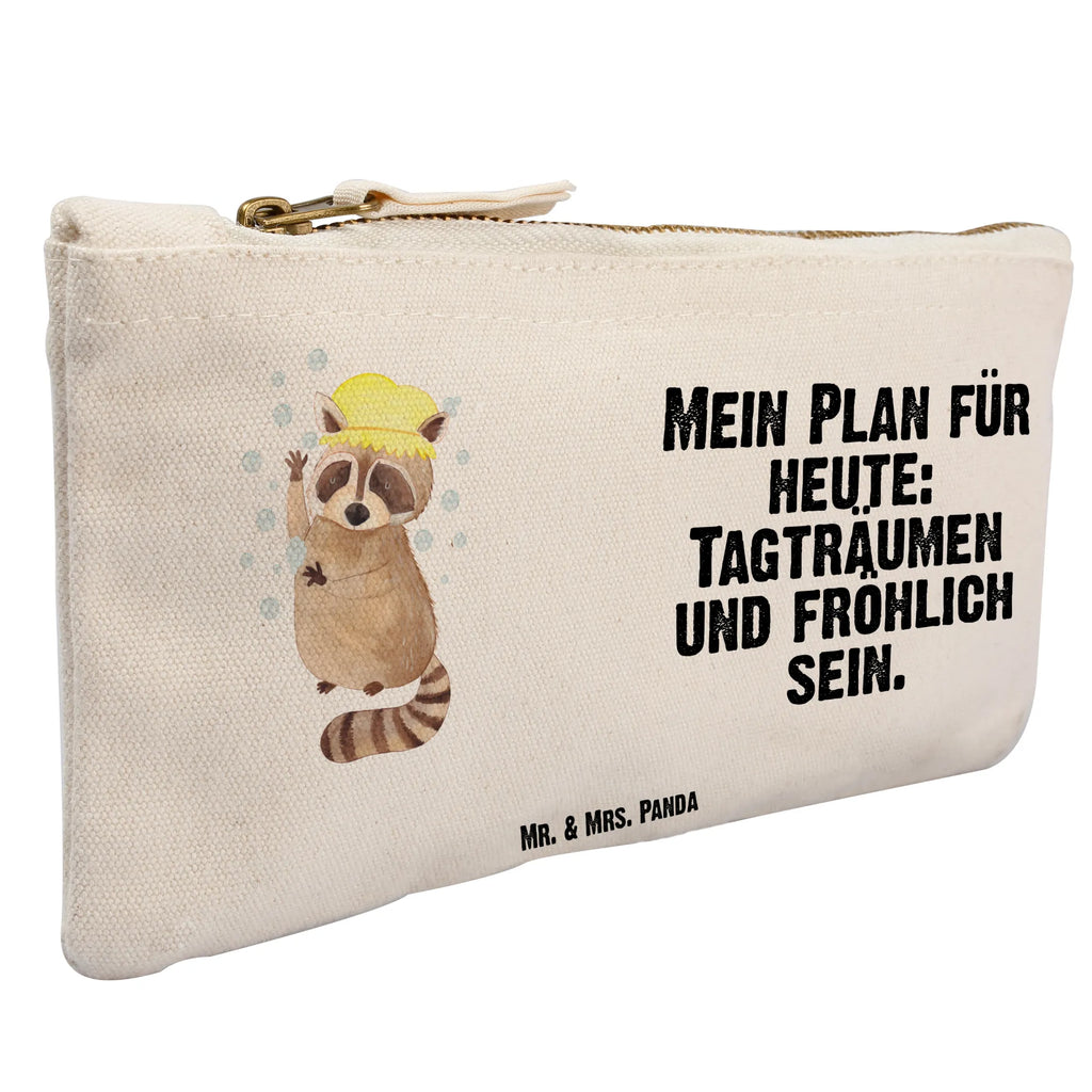 Make-up bag Raccoon Waschtasche, pinsel tasche, aufbewahrungstasche, Kosmetiktasche, beauty tasche, Etui, Schminkbeutel, Schminktasche, Mäppchen, Schminktäschchen, pencil case, Schlampermäppchen, aufbewahrungsbeutel, Kulturbeutel, Federmappe, Kulturtasche, Waschbeutel, kosmetiktäschchen, toiletry bag, Stiftemäppchen, utensilientasche, Kosmetikbeutel, beauty case, Tiermotive, Tiere, Lustige Sprüche, Gute Laune, Fröhlich, Tagträumen, Waschen, Waschbär, Plan, Seifenblasen