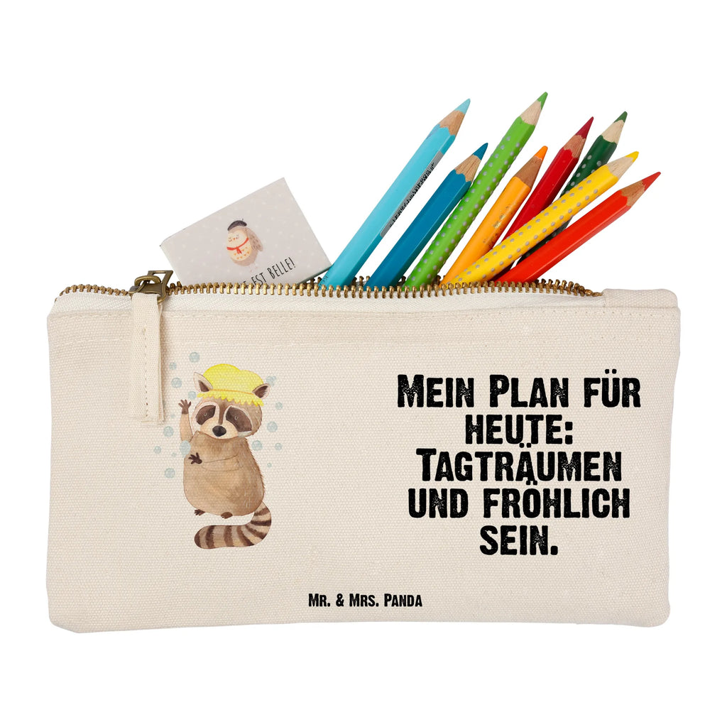 Make-up bag Raccoon Waschtasche, pinsel tasche, aufbewahrungstasche, Kosmetiktasche, beauty tasche, Etui, Schminkbeutel, Schminktasche, Mäppchen, Schminktäschchen, pencil case, Schlampermäppchen, aufbewahrungsbeutel, Kulturbeutel, Federmappe, Kulturtasche, Waschbeutel, kosmetiktäschchen, toiletry bag, Stiftemäppchen, utensilientasche, Kosmetikbeutel, beauty case, Tiermotive, Tiere, Lustige Sprüche, Gute Laune, Fröhlich, Tagträumen, Waschen, Waschbär, Plan, Seifenblasen