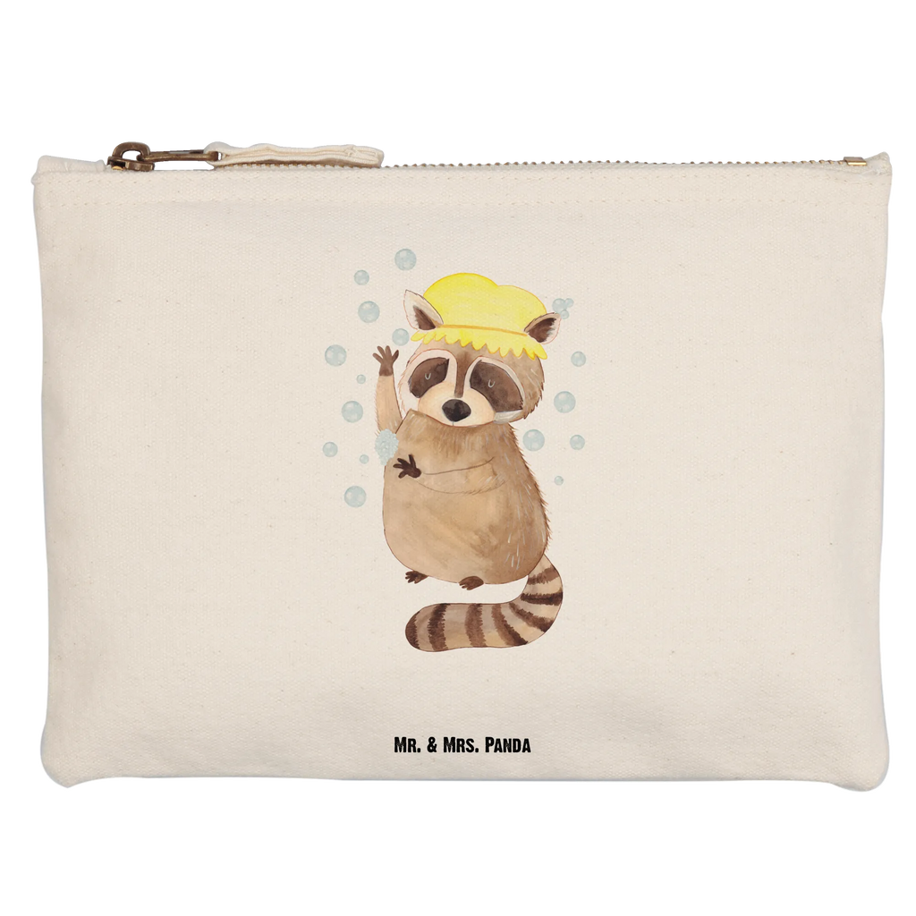Make-up bag Raccoon Waschtasche, pinsel tasche, aufbewahrungstasche, Kosmetiktasche, beauty tasche, Etui, Schminkbeutel, Schminktasche, Mäppchen, Schminktäschchen, pencil case, Schlampermäppchen, aufbewahrungsbeutel, Kulturbeutel, Federmappe, Kulturtasche, Waschbeutel, kosmetiktäschchen, toiletry bag, Stiftemäppchen, utensilientasche, Kosmetikbeutel, beauty case, Tiermotive, Tiere, Lustige Sprüche, Gute Laune, Fröhlich, Tagträumen, Waschen, Waschbär, Plan, Seifenblasen