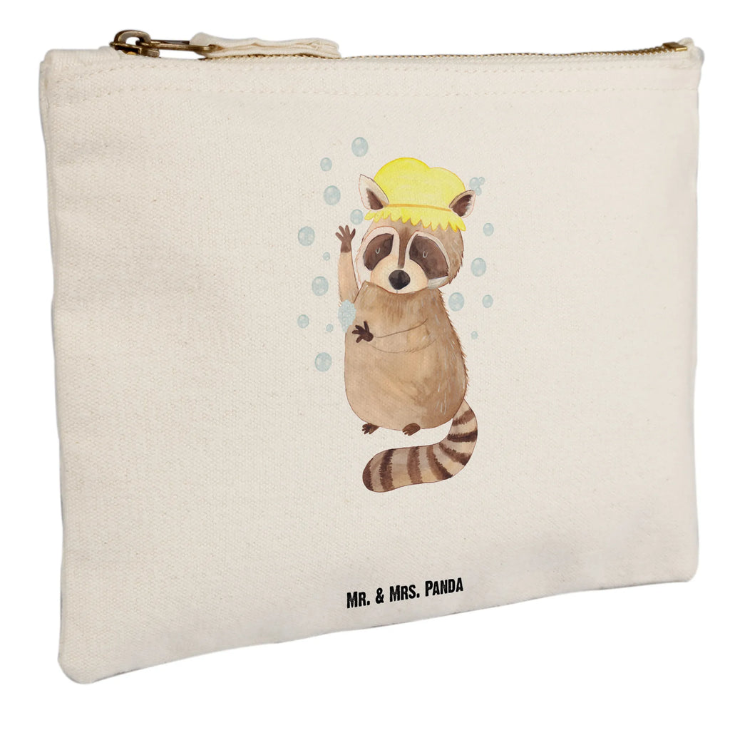 Make-up bag Raccoon Waschtasche, pinsel tasche, aufbewahrungstasche, Kosmetiktasche, beauty tasche, Etui, Schminkbeutel, Schminktasche, Mäppchen, Schminktäschchen, pencil case, Schlampermäppchen, aufbewahrungsbeutel, Kulturbeutel, Federmappe, Kulturtasche, Waschbeutel, kosmetiktäschchen, toiletry bag, Stiftemäppchen, utensilientasche, Kosmetikbeutel, beauty case, Tiermotive, Tiere, Lustige Sprüche, Gute Laune, Fröhlich, Tagträumen, Waschen, Waschbär, Plan, Seifenblasen