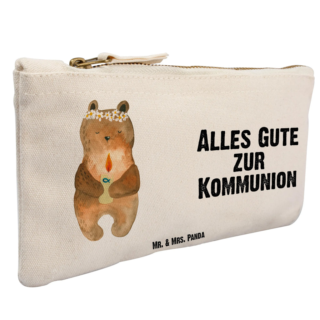 torebka na makijaż Niedźwiedź Komunia Schminkbeutel, utensilientasche, Kosmetikbeutel, Waschbeutel, Waschtasche, pencil case, Schminktäschchen, Federmappe, Stiftemäppchen, Schminktasche, pinsel tasche, kosmetiktäschchen, toiletry bag, Kulturtasche, beauty tasche, Schlampermäppchen, aufbewahrungsbeutel, Kosmetiktasche, Kulturbeutel, beauty case, aufbewahrungstasche, Etui, Mäppchen, Bär, Teddybär, Teddy, Gottes Segen, Kommunion, Katholisch, Taufkerze