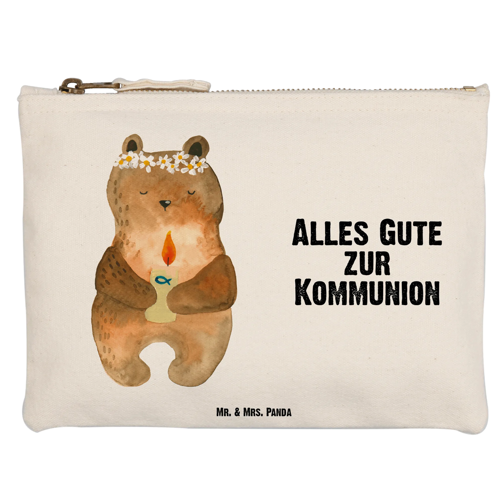 torebka na makijaż Niedźwiedź Komunia Schminkbeutel, utensilientasche, Kosmetikbeutel, Waschbeutel, Waschtasche, pencil case, Schminktäschchen, Federmappe, Stiftemäppchen, Schminktasche, pinsel tasche, kosmetiktäschchen, toiletry bag, Kulturtasche, beauty tasche, Schlampermäppchen, aufbewahrungsbeutel, Kosmetiktasche, Kulturbeutel, beauty case, aufbewahrungstasche, Etui, Mäppchen, Bär, Teddybär, Teddy, Gottes Segen, Kommunion, Katholisch, Taufkerze