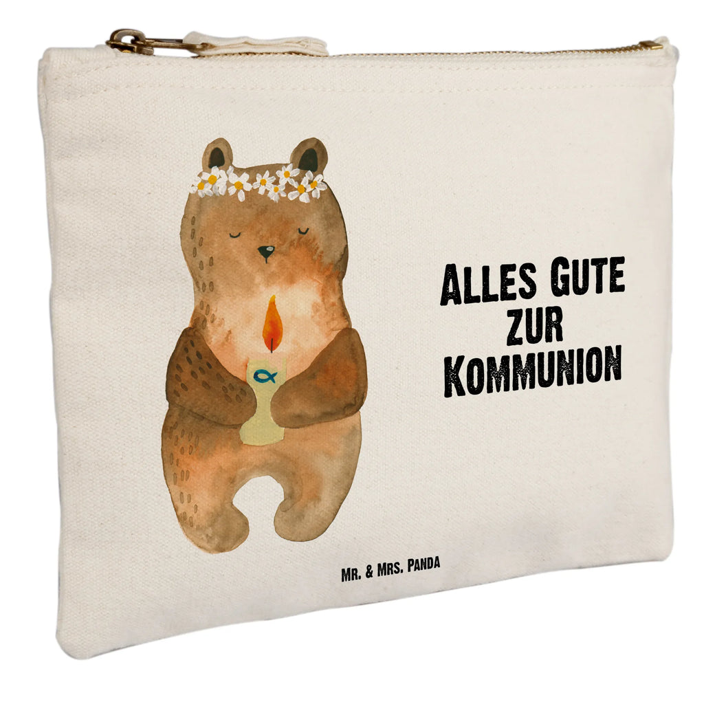 torebka na makijaż Niedźwiedź Komunia Schminkbeutel, utensilientasche, Kosmetikbeutel, Waschbeutel, Waschtasche, pencil case, Schminktäschchen, Federmappe, Stiftemäppchen, Schminktasche, pinsel tasche, kosmetiktäschchen, toiletry bag, Kulturtasche, beauty tasche, Schlampermäppchen, aufbewahrungsbeutel, Kosmetiktasche, Kulturbeutel, beauty case, aufbewahrungstasche, Etui, Mäppchen, Bär, Teddybär, Teddy, Gottes Segen, Kommunion, Katholisch, Taufkerze