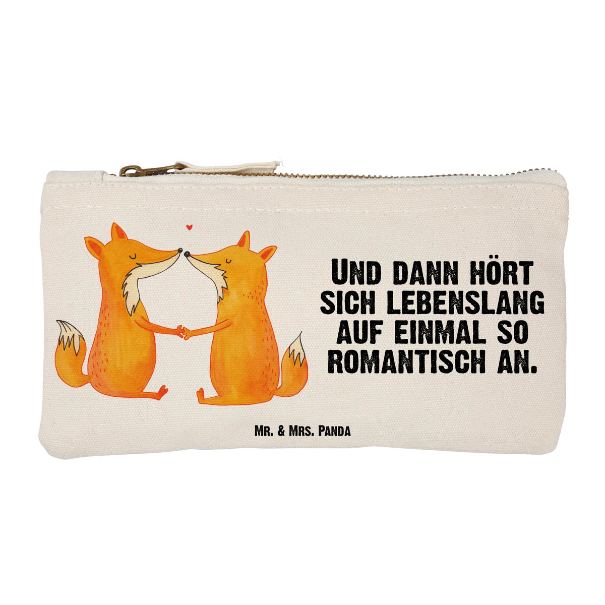 Schminktasche Füchse Liebe Federmappe, Kulturbeutel, Schlamper, Stoffbeutel, Pouch, Stiftemäppchen, Etui, Waschbeutel, Federtasche, Kulturtasche, Make-Up Tasche, beauty tasche, beauty case, toiletry bag, Schminktasche, Mäppchen, Pinseltasche, Kosmetikbeutel, aufbewahrungsbeutel, Baumwolltasche, kosmetiktäschchen, Schlampermäppchen, Waschtasche, Schminkbeutel, Täschchen, Stifteetui, Schminktäschchen, Beauty Bag, Kosmetiktasche, Schulmäppchen, aufbewahrungstasche, utensilientasche, pencil case, Baumwollbeutel, Fuchs, Ehefrau, Ehe, Ehemann, Partner, Liebesbeweis, Liebespaar, Freundin, Füchse, Freund, Paar, Fox, Verlobte, Liebe