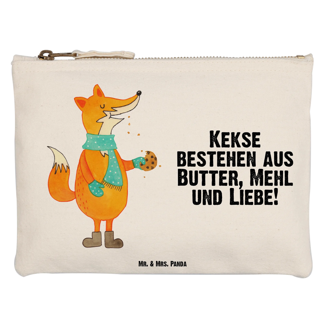 Make-up bag Fox biscuit toiletry bag, Waschtasche, Mäppchen, Kosmetikbeutel, kosmetiktäschchen, utensilientasche, Schminktasche, Schminktäschchen, Kulturbeutel, Kosmetiktasche, beauty tasche, Kulturtasche, aufbewahrungstasche, Waschbeutel, Federmappe, pencil case, Schlampermäppchen, Schminkbeutel, Etui, Stiftemäppchen, aufbewahrungsbeutel, pinsel tasche, beauty case, Fuchs, Weihnachtszeit, Füchse, Winter, Liebe, Kekse, Plätzchen, Küche Deko, Backen Spruch