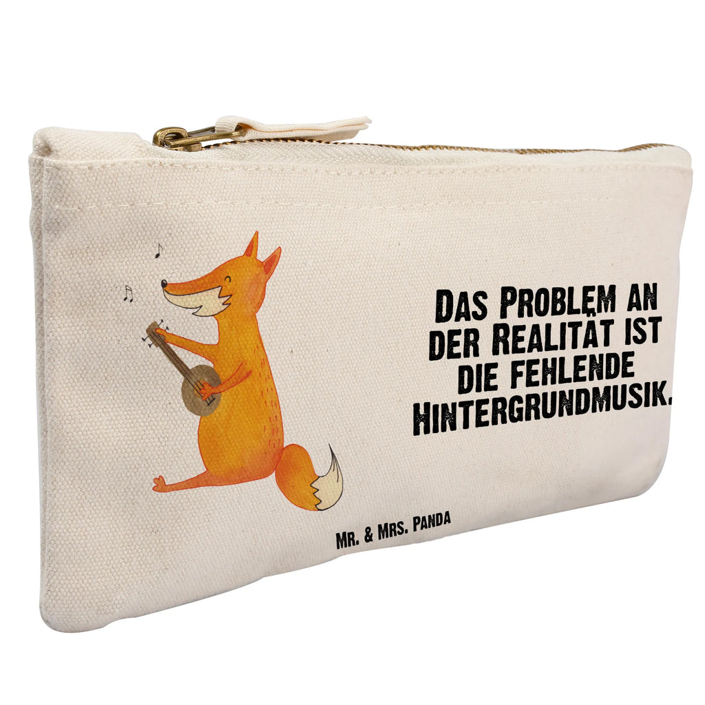 torebka na makijaż Lis gitara kosmetiktäschchen, beauty case, Schminktasche, Schminktäschchen, Waschtasche, Mäppchen, Stiftemäppchen, Federmappe, pencil case, Schminkbeutel, toiletry bag, Etui, Kulturbeutel, Schlampermäppchen, Kulturtasche, Waschbeutel, pinsel tasche, aufbewahrungstasche, utensilientasche, Kosmetiktasche, aufbewahrungsbeutel, beauty tasche, Kosmetikbeutel, Fuchs, Musikerin, Sängerin, Geschenk Musiker, Sänger, Füchse, Gitarre, Musik Spruch