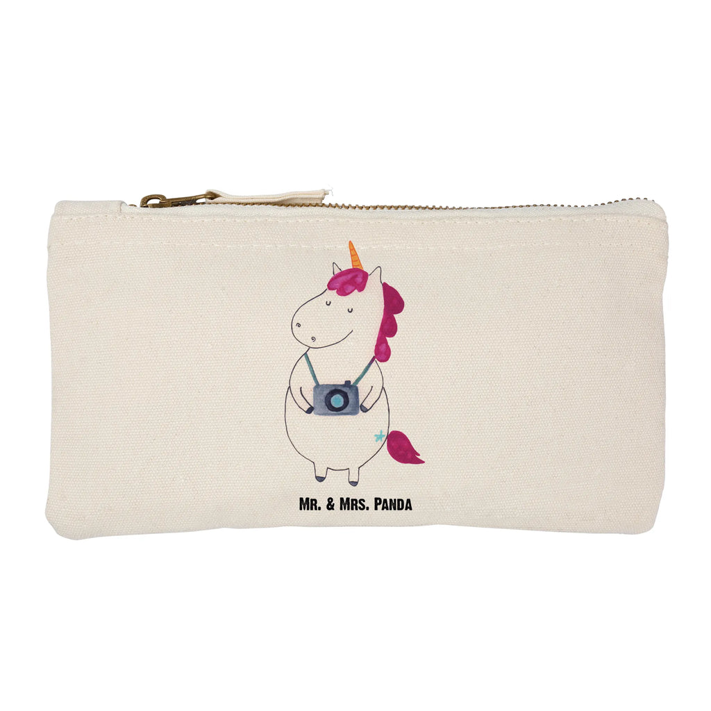 Make-up bag unicorn photographer Schminkbeutel, Kosmetikbeutel, aufbewahrungstasche, Kulturtasche, Kosmetiktasche, Waschbeutel, pencil case, beauty tasche, Schlampermäppchen, beauty case, Waschtasche, Schminktäschchen, kosmetiktäschchen, utensilientasche, Stiftemäppchen, Mäppchen, Kulturbeutel, Schminktasche, toiletry bag, Federmappe, aufbewahrungsbeutel, pinsel tasche, Etui, Einhörner, Unicorn, Einhorn, Einhorn Deko, Weltenbummler, Urlaub, Tourist, Fotograf, Reise, Weltreise, Kurztrip, Reisen, Kamera, Städtereise, Fotografie