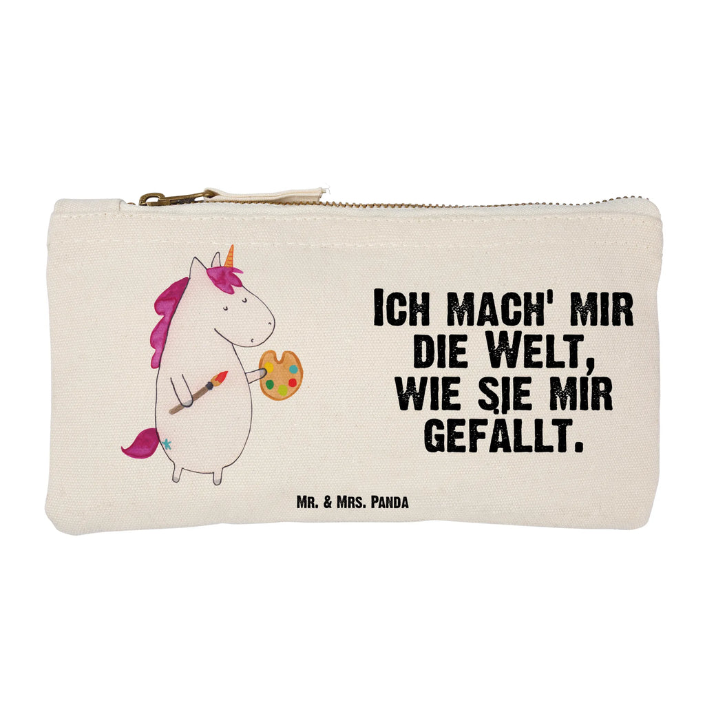 torebka na makijaż Jednorożec Artysta toiletry bag, Kulturbeutel, aufbewahrungsbeutel, kosmetiktäschchen, beauty case, Kosmetikbeutel, Kosmetiktasche, Schminktäschchen, Waschtasche, Stiftemäppchen, utensilientasche, pinsel tasche, Schminktasche, Kulturtasche, pencil case, Mäppchen, Schlampermäppchen, beauty tasche, Etui, Federmappe, aufbewahrungstasche, Schminkbeutel, Waschbeutel, Einhörner, Unicorn, Einhorn, Einhorn Deko, Pinsel, Stift, Künstler, Maler, Englisch, Welt, Geschenk, Farbe, Zeichnen, Malen, Artist