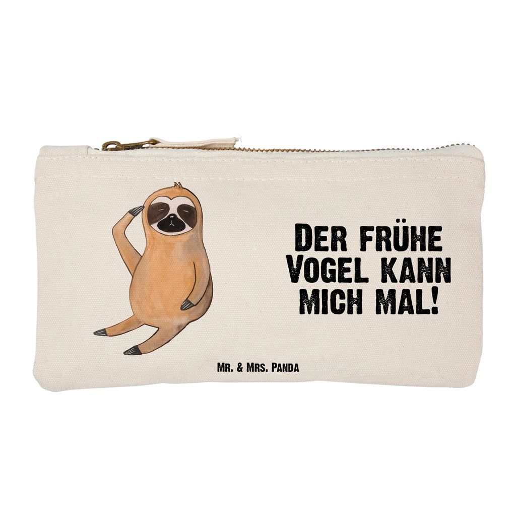 torebka na makijaż leniwiec ptak toiletry bag, beauty tasche, pinsel tasche, pencil case, utensilientasche, Waschtasche, Kulturbeutel, Kosmetiktasche, Federmappe, aufbewahrungsbeutel, Etui, aufbewahrungstasche, Schminktäschchen, Schminkbeutel, Kosmetikbeutel, Schminktasche, kosmetiktäschchen, Stiftemäppchen, Schlampermäppchen, Mäppchen, Kulturtasche, Waschbeutel, beauty case, Faultier, Faultier Geschenk, Faultier Deko, Faultierwelt, faul, Der Frühe Vogel, Lieblingstier, Spinner, Morgenmuffel, Früher Vogel, Frühaufsteher, Vogel, Faultiere