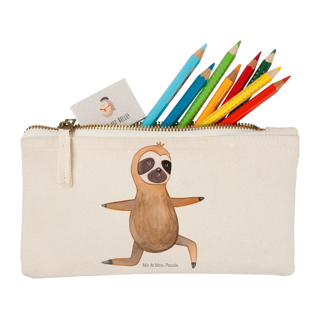Make-up bag sloth yoga Schminkbeutel, pinsel tasche, Kosmetiktasche, beauty tasche, kosmetiktäschchen, Schlampermäppchen, Kosmetikbeutel, aufbewahrungstasche, beauty case, Mäppchen, Schminktasche, Federmappe, Waschbeutel, Waschtasche, Schminktäschchen, Etui, pencil case, utensilientasche, aufbewahrungsbeutel, toiletry bag, Kulturbeutel, Kulturtasche, Stiftemäppchen, Faultier, Faultier Geschenk, Faultier Deko, Faultiere, Lieblingstier, Meditation, Atmung, Krieger, faul, Gelassenheit, Entspannung, Yoga, Yogaübungen, Namaste