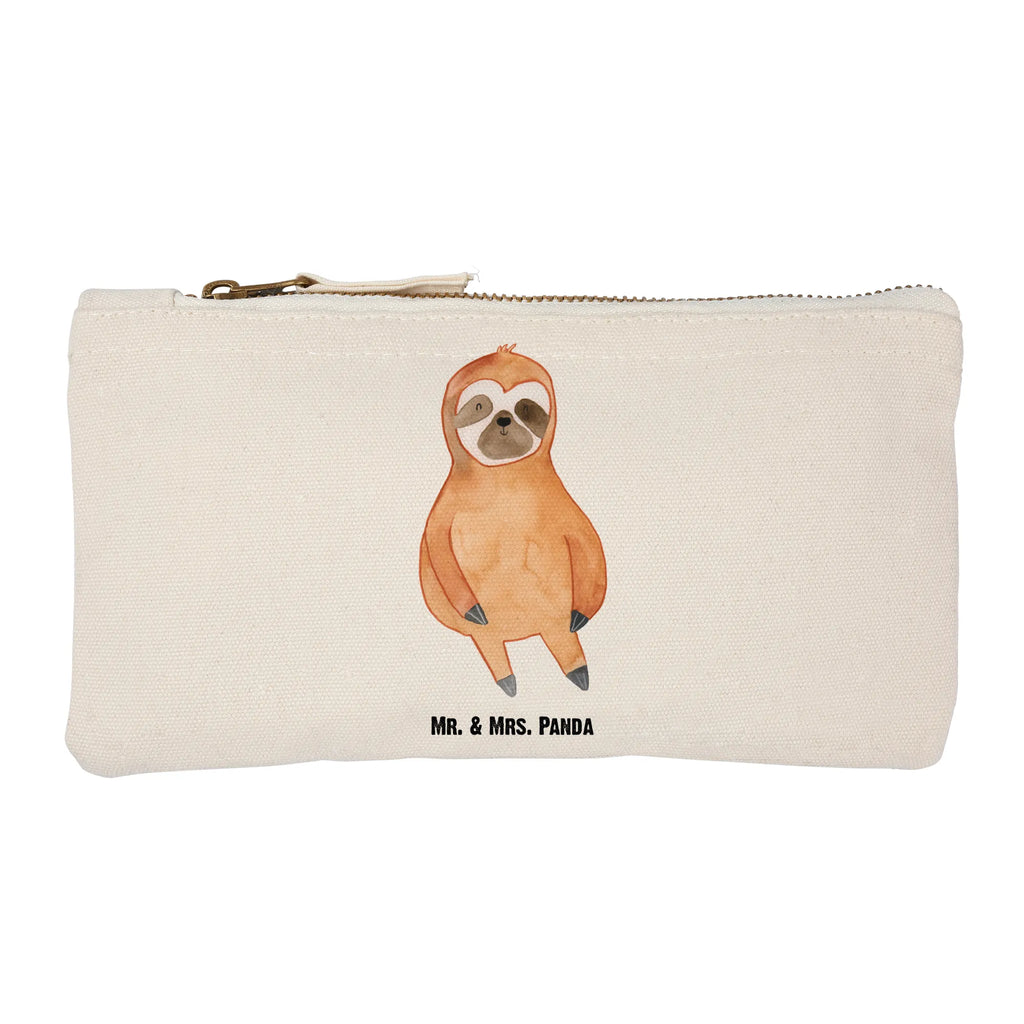 Make-up bag sloth Satisfied Schminkbeutel, beauty case, Kulturbeutel, Kulturtasche, Mäppchen, Etui, pinsel tasche, aufbewahrungstasche, Federmappe, Waschtasche, Schminktäschchen, Kosmetikbeutel, Schlampermäppchen, beauty tasche, kosmetiktäschchen, pencil case, Waschbeutel, Stiftemäppchen, Schminktasche, Kosmetiktasche, utensilientasche, toiletry bag, aufbewahrungsbeutel, Faultier, Faultier Geschenk, Faultier Deko, Gelassenheit, Lieblingstier, faul, Faultiere, Frieden, Zufrieden, Pause, glücklich, Happy, Zufriedenheit, Relaxen, Glück, Ruhe