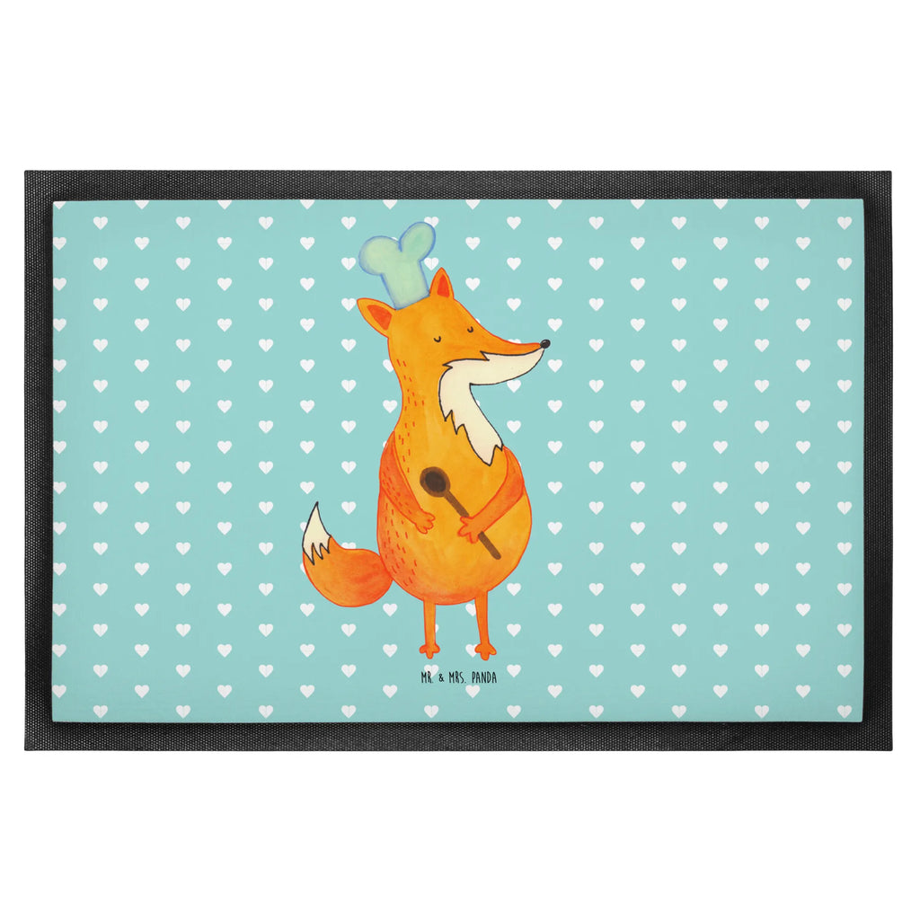 Doormat Fox A cook fox, foxes, forest wildlife, clever as a fox, animal lover, Party slogan, Cook gift, Chefs, Kitchen decoration, Slogan funny, Fox, Baker, funny, Kitchen slogan