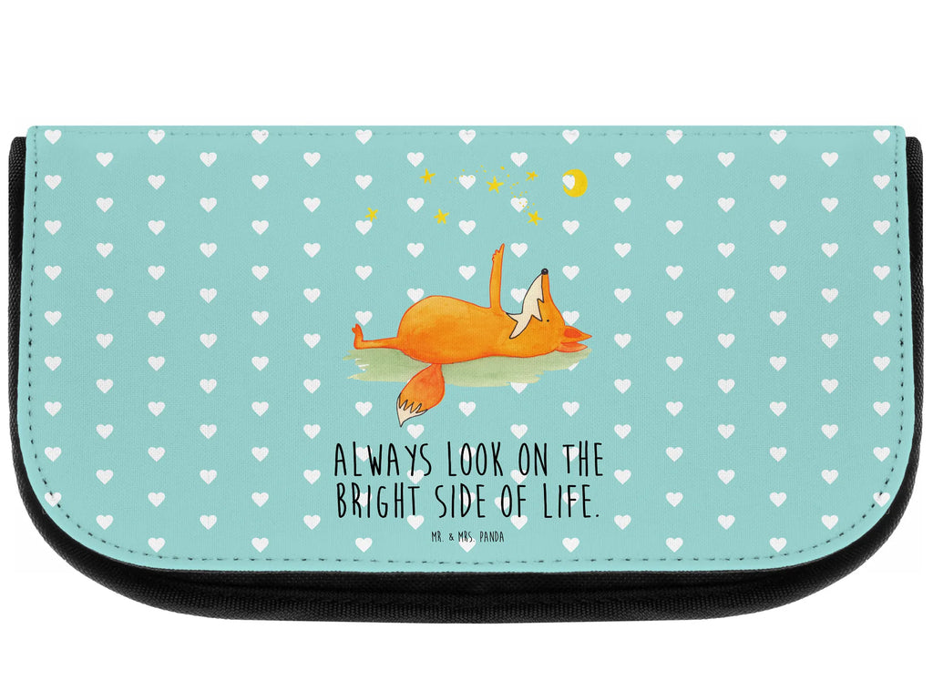 Kosmetiktasche Fuchs Sterne kosmetiktäschchen, reise kosmetiktasche, Waschbeutel, Schminktäschchen, Necessaire, Schminktasche, Schminkbeutel, Beautybag, Organizer Tasche, Kosmetiktasche, kleines Täschchen, zubehörtasche, Beauty Bag, kosmetik beutel, beauty tasche, Make-Up Bag, Kulturbeutel, Toilettentasche, toilettenbeutel, Reisenecessaires, bad tasche, beauty case, utensilientasche, Kulturtasche, kulturtäschchen, reiseschminktasche, Waschtasche, hygiene tasche, Fuchs, Füchse, Spruch schön, Spruch Positiv, Tröstende Worte, Always Look On The Bright Side Of Life, Romantik