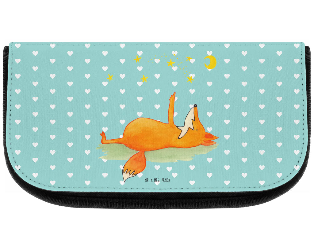 Kosmetiktasche Fuchs Sterne kosmetiktäschchen, reise kosmetiktasche, Waschbeutel, Schminktäschchen, Necessaire, Schminktasche, Schminkbeutel, Beautybag, Organizer Tasche, Kosmetiktasche, kleines Täschchen, zubehörtasche, Beauty Bag, kosmetik beutel, beauty tasche, Make-Up Bag, Kulturbeutel, Toilettentasche, toilettenbeutel, Reisenecessaires, bad tasche, beauty case, utensilientasche, Kulturtasche, kulturtäschchen, reiseschminktasche, Waschtasche, hygiene tasche, Fuchs, Füchse, Spruch schön, Spruch Positiv, Tröstende Worte, Always Look On The Bright Side Of Life, Romantik