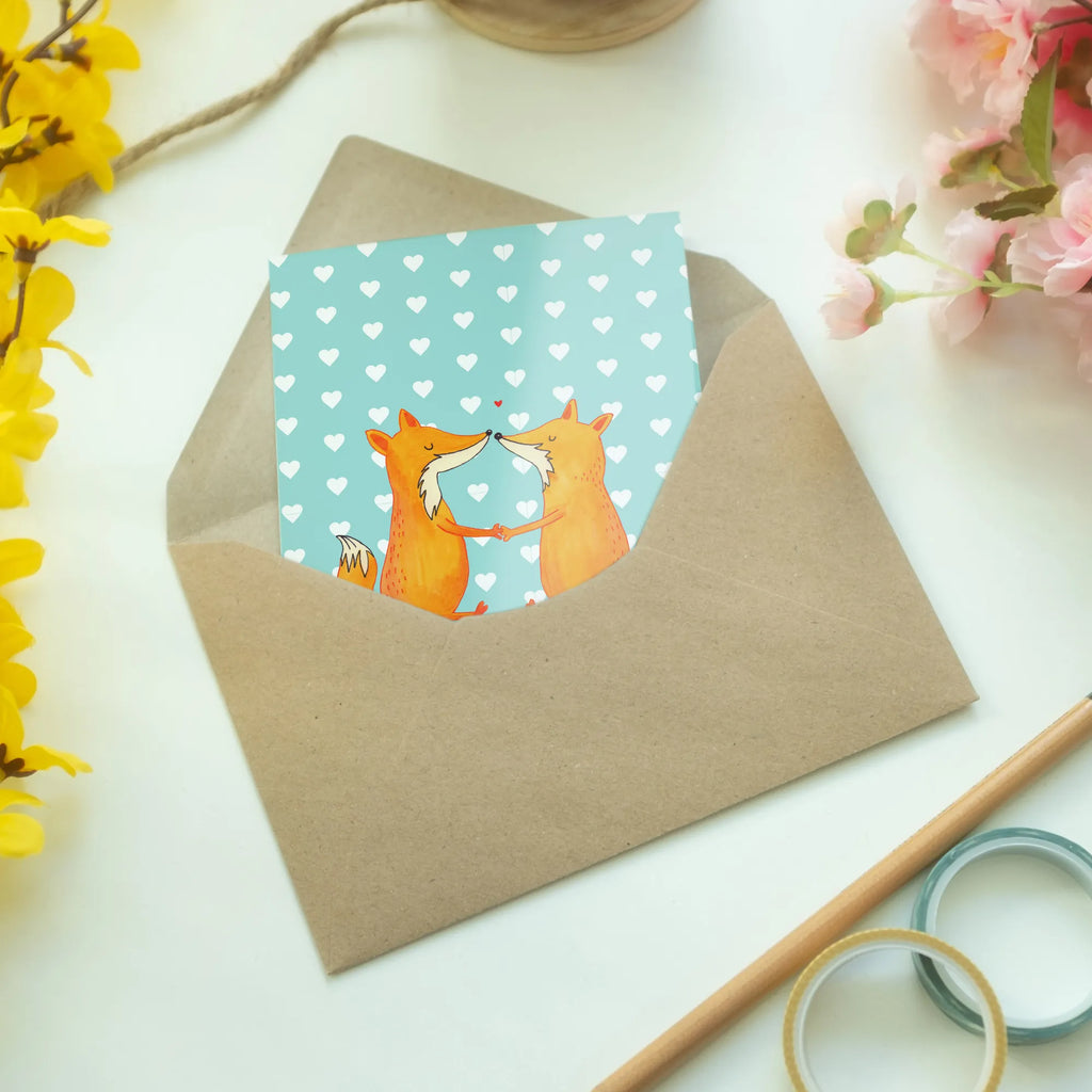 Kartka okolicznościowa lisy miłość osterkarten, Motivkarte, babykarte, hochzeitskarten, valentinstagskarte, Glückwunschkarte, genesungskarte, dankeskarten, einladungskarten, Klappkarte, vatertagskarte, firmungskarte, abiturkarte, glückwunschkarten, spruchkarte, kommunionskarte, Grußkarten, Grußkarte, jubiläumskarte, osterkarte, neujahrskarte, Beileidskarte, weihnachtskarten, Fuchs, Verlobte, Partner, Liebe, Fox, Liebesbeweis, Freund, Füchse, Ehefrau, Paar, Freundin, Liebespaar, Ehe, Ehemann