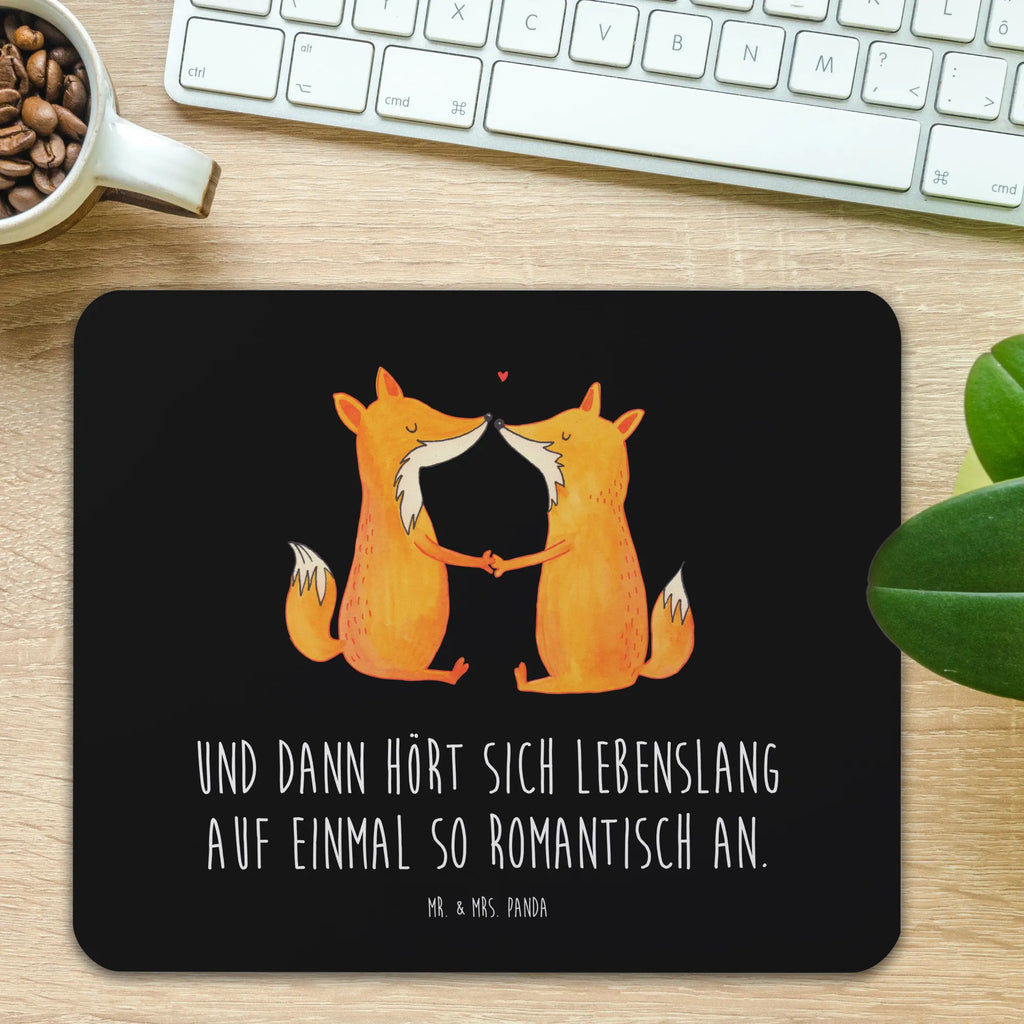 Mouse mat foxes Love Office, Student, PC, Print, saying, Mouse Pad, mousepad, Pad, Gift, Mouse, fun, Study, Motif, Work, fox, foxes, forest wildlife, clever as a fox, animal lover, girlfriend, marriage, fiancée, love, proof of love, husband, boyfriend, wife, couple, lovers, partner