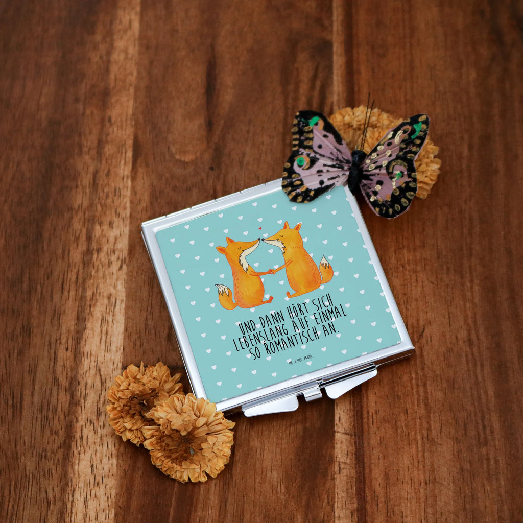 Handtaschenspiegel quadratisch Füchse Liebe Schminkspiegel Kompakt, Silber, Spiegel Für Handtasche, Handtaschenspiegel, Taschen-Kosmetikspiegel, Handspiegel Geschenkidee, Runder Taschenspiegel, Spiegel Für Unterwegs, Handspiegel Mit Hülle, Kosmetikspiegel Klein, Klappbarer Taschenspiegel, Spiegel Für Schminktasche, Kompaktspiegel, Deko Handspiegel, Mini Spiegel, Handspiegel Für Damen, Spiegel Für Make-Up Tasche, Vintage Kompaktspiegel, Reise Spiegel, Schminkspiegel To Go, Quadratischer Handspiegel, Klappspiegel, Tragbarer Spiegel, Design Taschenspiegel, Taschenspiegel, Handspiegel Zum Mitnehmen, Klappbarer Handspiegel, Fuchs, Verlobte, Ehe, Liebesbeweis, Paar, Freund, Ehefrau, Füchse, Freundin, Ehemann, Liebespaar, Fox, Liebe, Partner