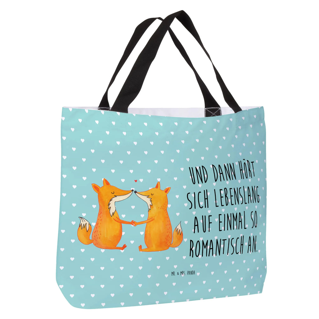 Shopper foxes Love large, carrier bag, beach bag, bag, handle bag, XXL, woman, shopping bag, shopper, fox, foxes, forest wildlife, clever as a fox, animal lover, couple, partner, wife, proof of love, marriage, lovers, love, husband, fiancée, boyfriend, girlfriend