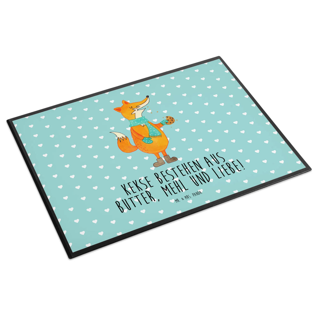 Schreibtischunterlage Fuchs Keks Büroartikel, Schreibtischunterlage Groß, Schreibwaren, Schreibtisch Unterlagen, Bürobedarf, Schreibunterlage, Schreibtischauflage, Fuchs, Backen Spruch, Weihnachtszeit, Liebe, Plätzchen, Winter, Küche Deko, Kekse, Füchse