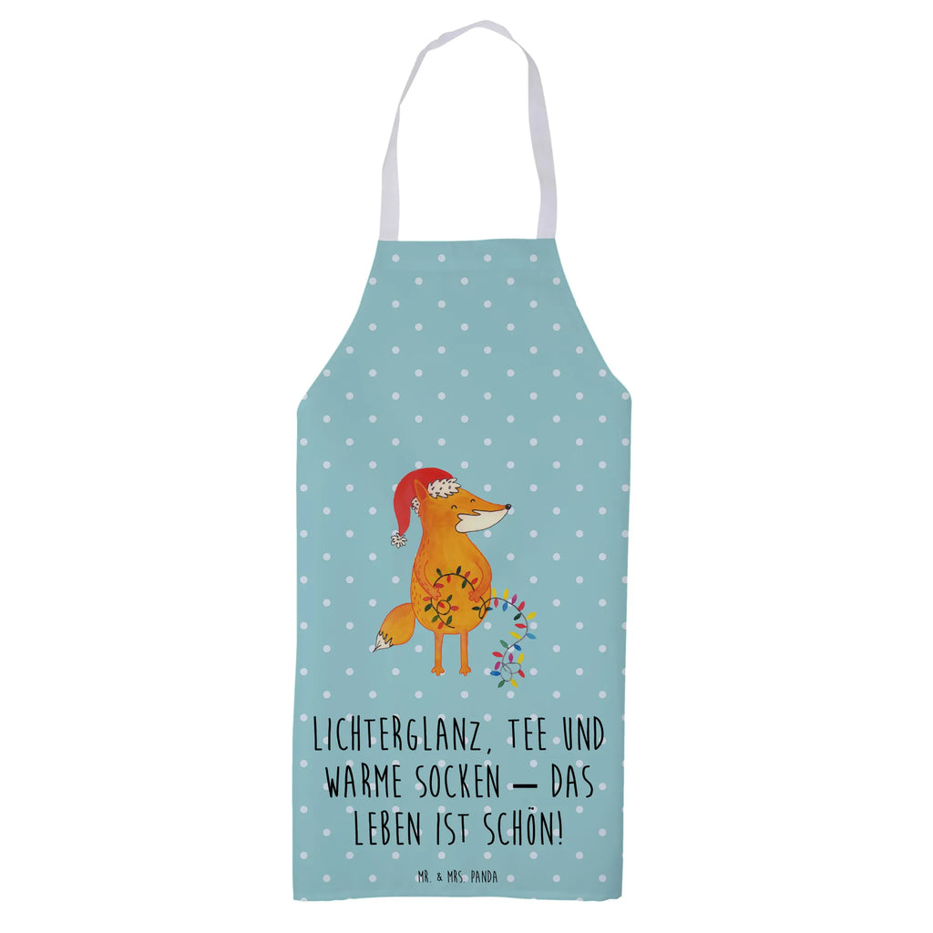 Apron Fox Christmas baking, Cooking, kitchen apron, apron, cooking apron, grill apron, baking apron, Winter, Christmas, Christmas time, snow, Santa Claus, Fox, Saying beautiful, Gift Christmas, Foxes, Christmas Eve