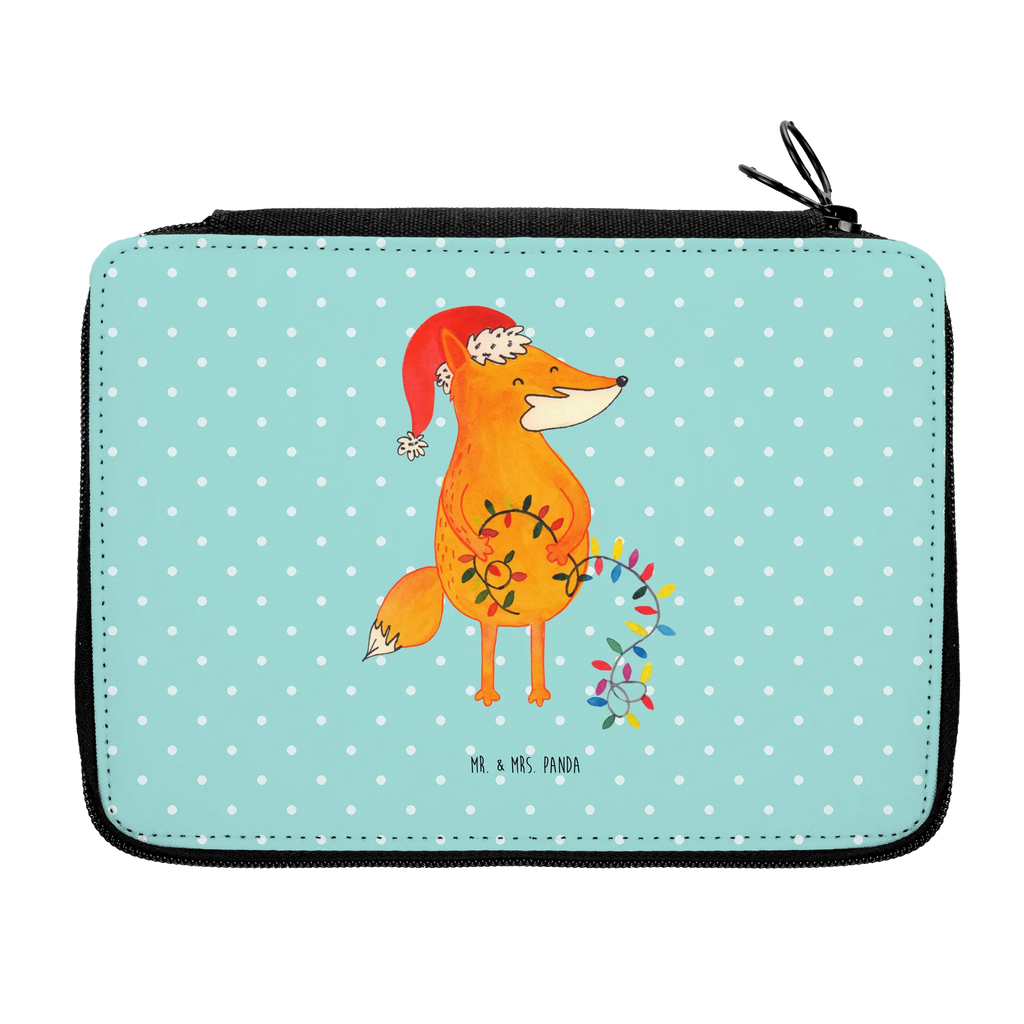 Piórnik lis Boże Narodzenie Stiftetasche, Federmappe Einschulung, Motiv, Büro Stifte Etui, Schüler, Geschenk, Schule, Bestückte Federmappe, Stifte Etui, Stifterolle, Kinder Federmappe, Schülerin, Einschulung, Federmäppchen bedruckt, Federmäppchen, Federmappe, Kind, Grundschule, Winter, Weihnachten, Weihnachtsdeko, Nikolaus, Advent, Heiligabend, Wintermotiv, Weihnachtszeit, Spruch schön, Füchse, Weihnachtsmann, Fuchs, Geschenk Weihnachten