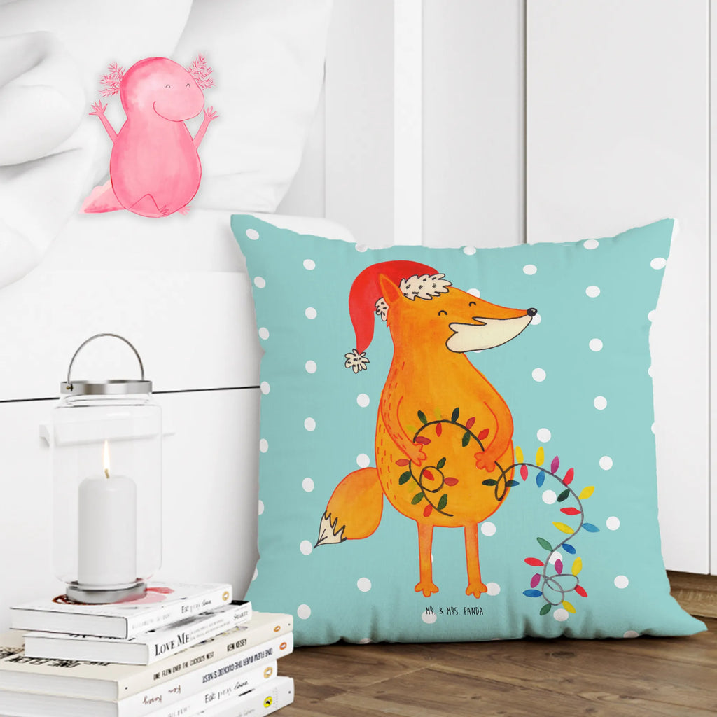 Cushion Fox Christmas fluffy, pad, couch, 40 x 40, soft, cushion, 40x40, sofa, pillows, bedroom, settee, pillow case, bed, Pillow, Winter, Christmas, Christmas time, snow, Saying beautiful, Gift Christmas, Santa Claus, Christmas Eve, Foxes, Fox