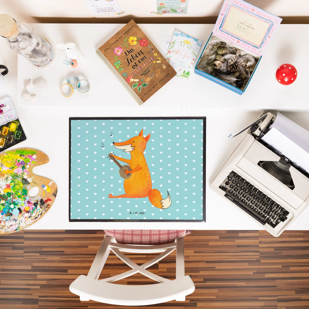 Desk pad Fox guitar Schreibtisch Matte, Schreibunterlage, tischpad, tischpads, schreibtischauflagen, arbeitsunterlage, arbeitsmatte, schreibauflage, Tischunterlage, tischauflagen, schreibtischunterlagen, tischauflage, Schreibtisch Unterlagen, pultunterlage, tischmatten, schreibmatte, schreibtischmatte, tischmatte, Schreibtischauflage, schreibauflagen, schreibtischunterlage, Fuchs, Sängerin, Musik Spruch, Füchse, Geschenk Musiker, Sänger, Gitarre, Musikerin