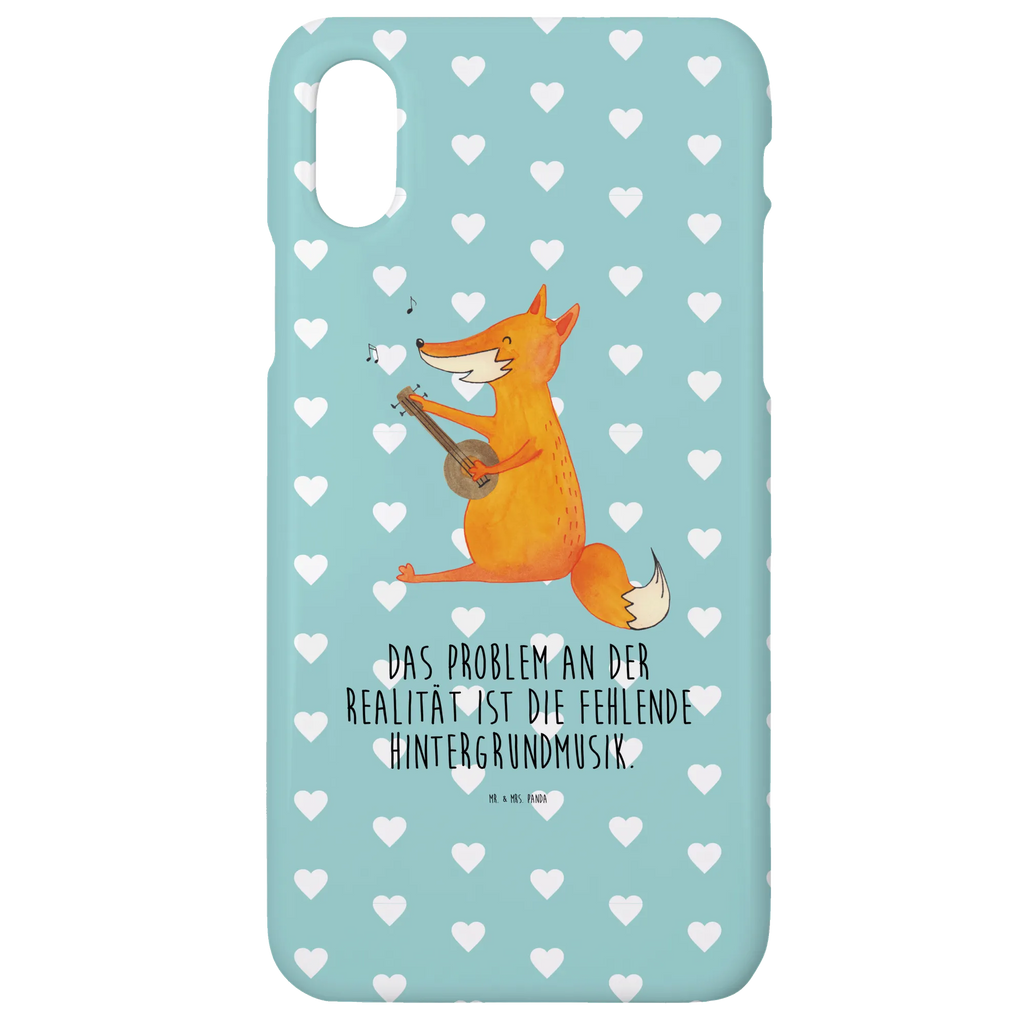 Handyhülle Fuchs Gitarre Hülle, Cover, Handyhülle, Iphone X, Handy, Handycover, Iphone 10, Handy Case, Fuchs, Geschenk Musiker, Musikerin, Sänger, Musik Spruch, Füchse, Gitarre, Sängerin