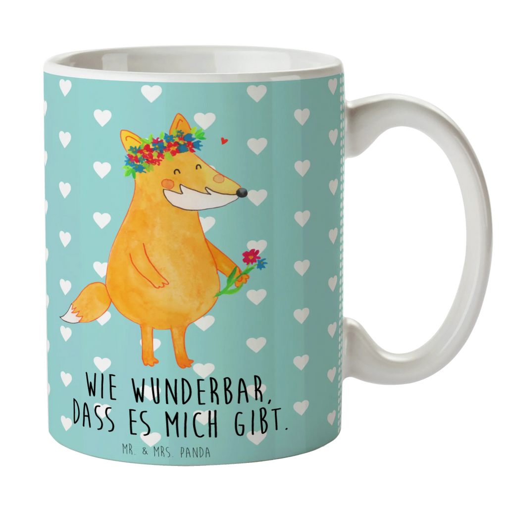 Tasse Fuchs Blumen Teetasse, Tasse mit Motiven, Geschenktasse, Tasse mit Zitaten, Porzellantasse, Tasse, Kaffeetasse, Bürotasse, Keramiktasse, Fuchs, Füchse, Liebesbeweis, Selbstliebe, mich, Fuchsmädchen, Fox, Freundinnen, Freude, Blume, Motivation, Freundin, ich, Liebe, Blumen, Blumenmädchen