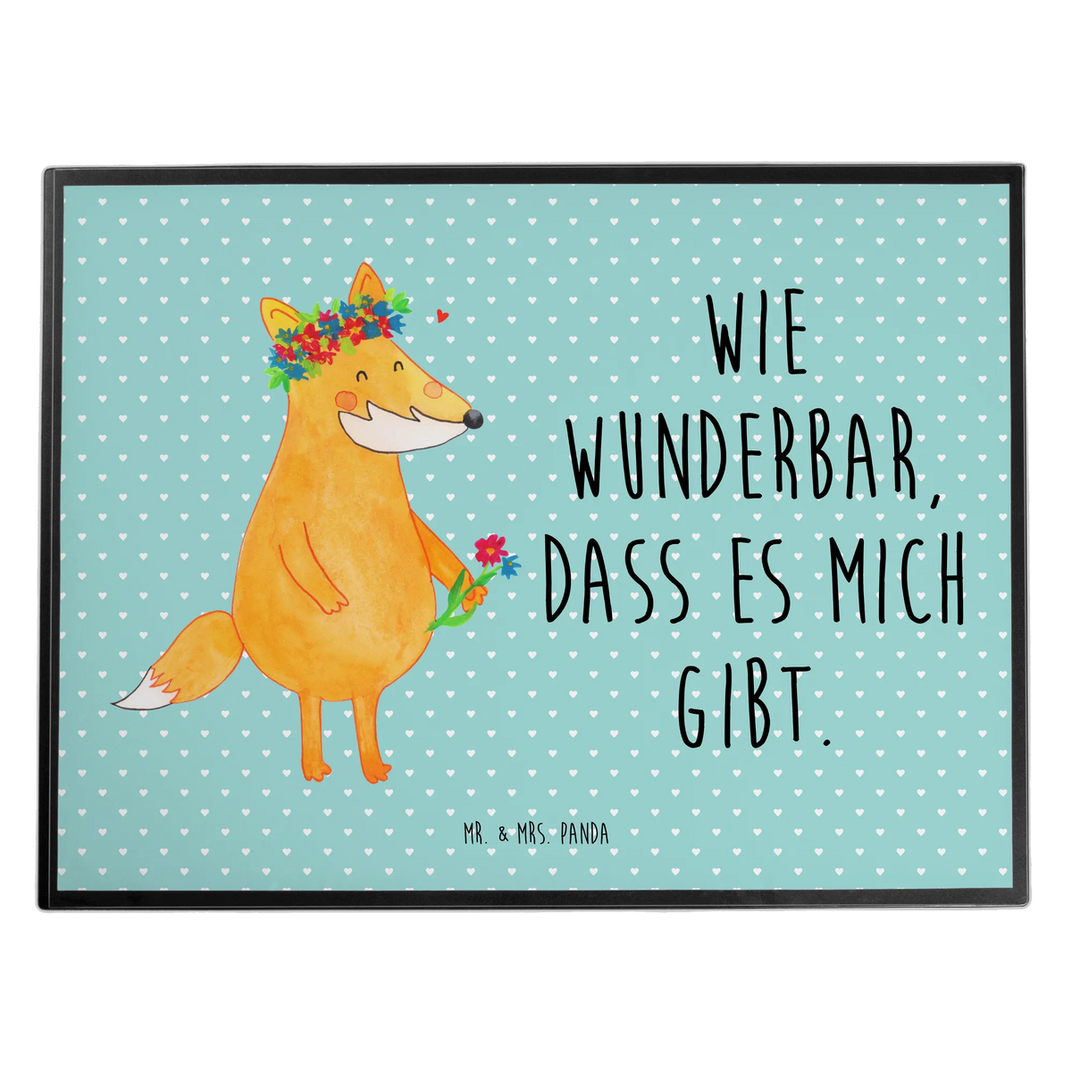 Desk pad Fox Flower foxes, clever as a fox, animal lover, forest wildlife, fox girl, girlfriend, proof of love, girlfriends, flower girl, me, flowers, self-love, flower, joy