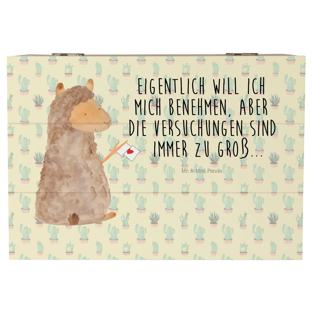 Wooden chest alpaca banner Aufbewahrungsbox, Kiste, Erinnerungskiste, XXL, Dekokiste, Geschenkdose, Schatzkiste, Schatulle, Holzkiste, Truhe, Geschenkbox, Erinnerungsbox, Alpaka, Lama, Alpakas, Liebe, Lamas